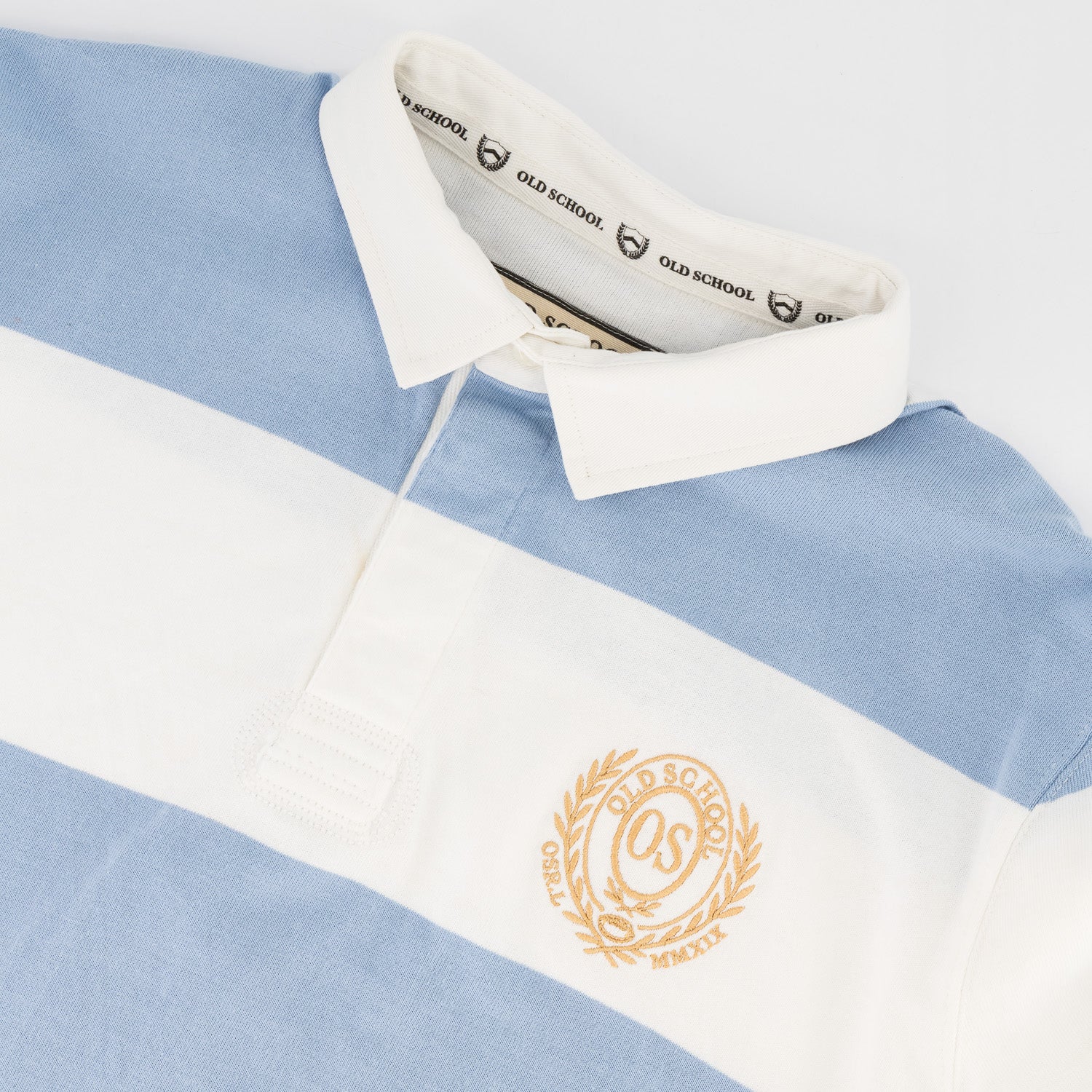 Old School 12X12 YD LS Rugby Jersey - Cloud Dancer - Old School