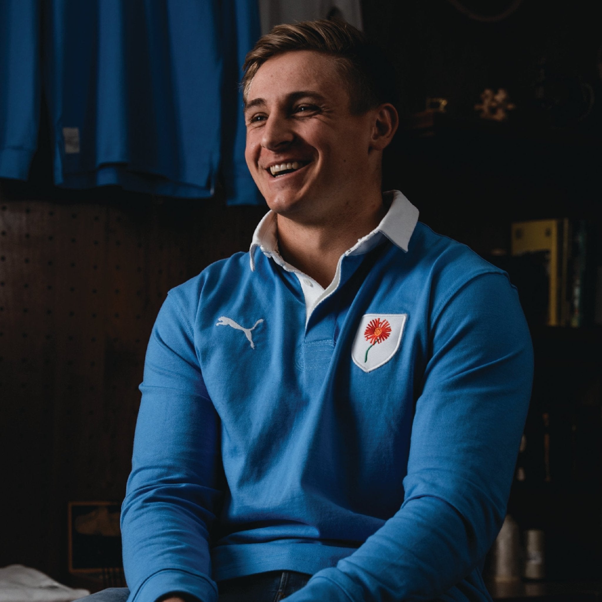 Provincial Bulls Daisy LS Rugby Jersey - Palace Blue - Old School