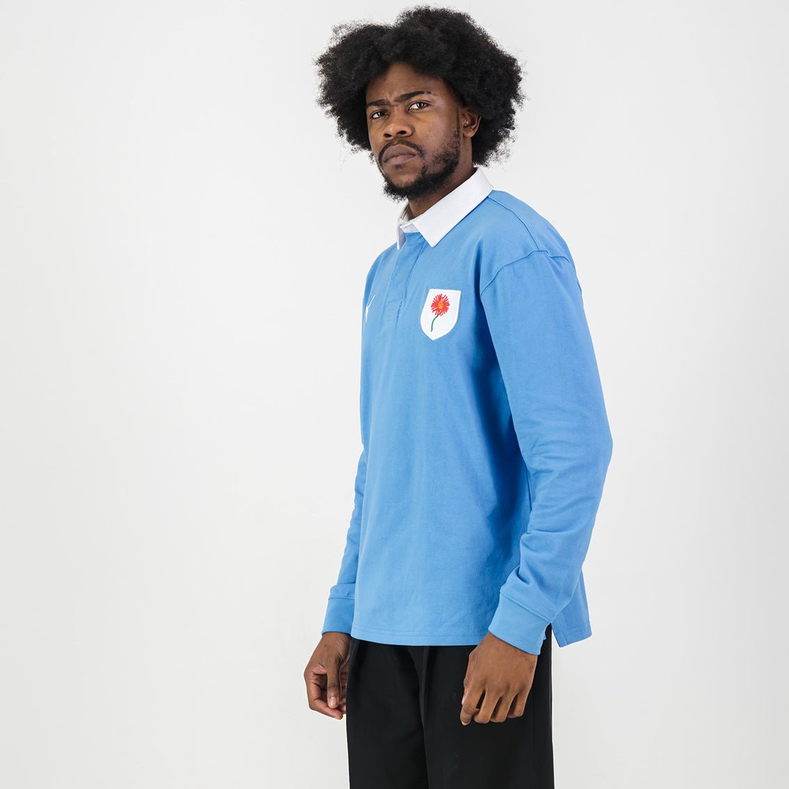 Provincial Bulls Daisy LS Rugby Jersey - Palace Blue - Old School