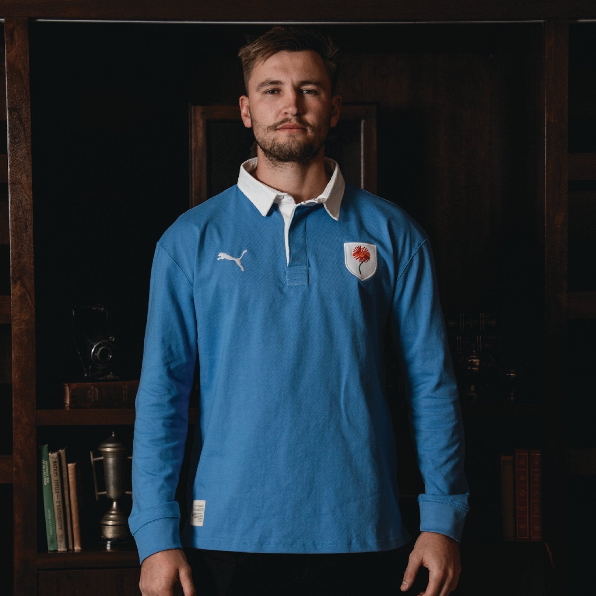 Provincial Bulls Daisy LS Rugby Jersey - Palace Blue - Old School
