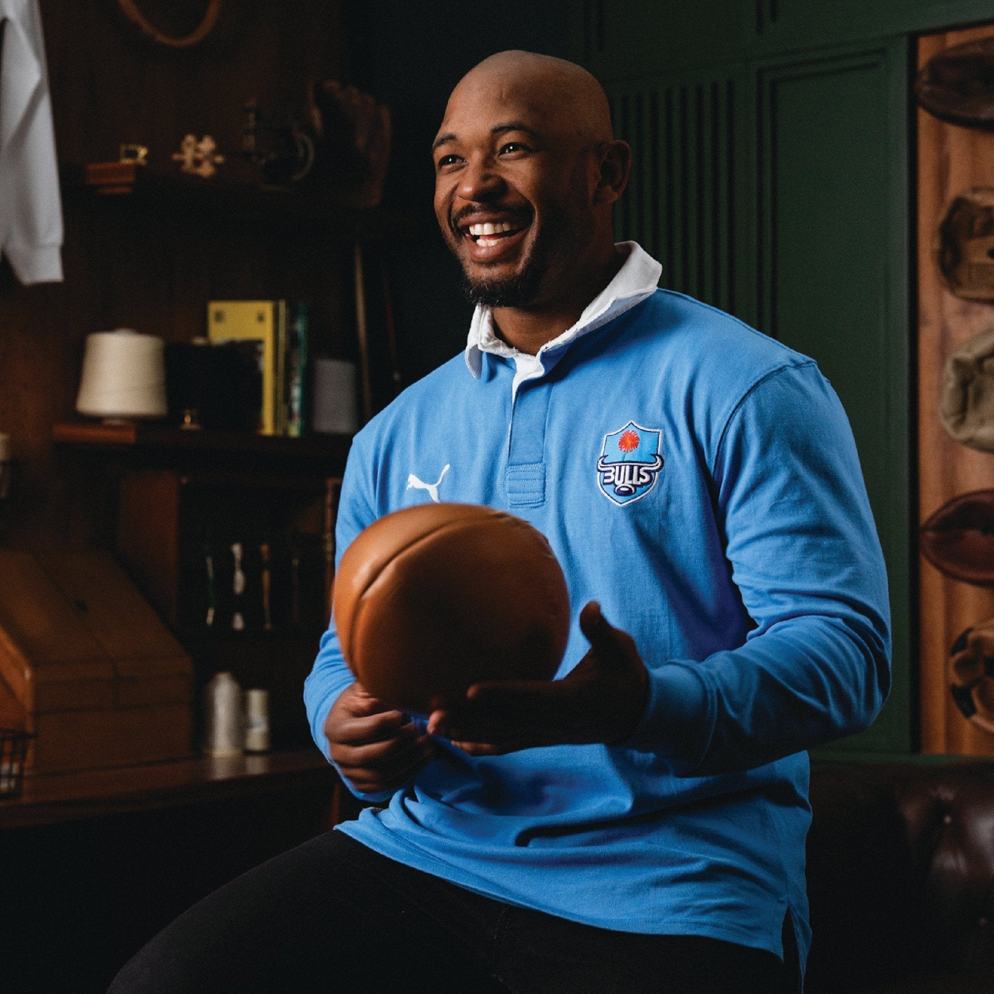 Provincial Bulls LS Rugby Jersey - Palace Blue - Old School