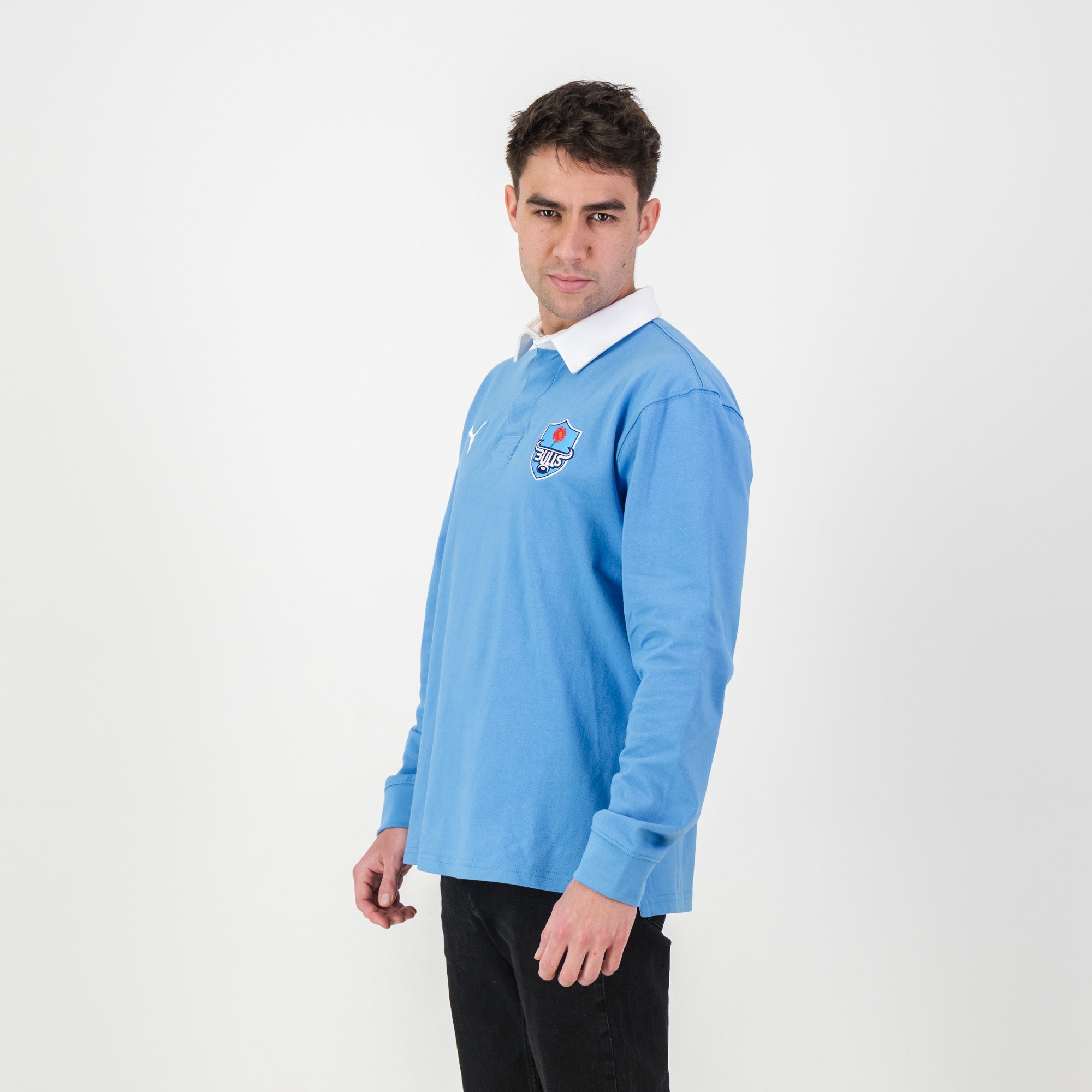 Provincial Bulls LS Rugby Jersey - Palace Blue - Old School