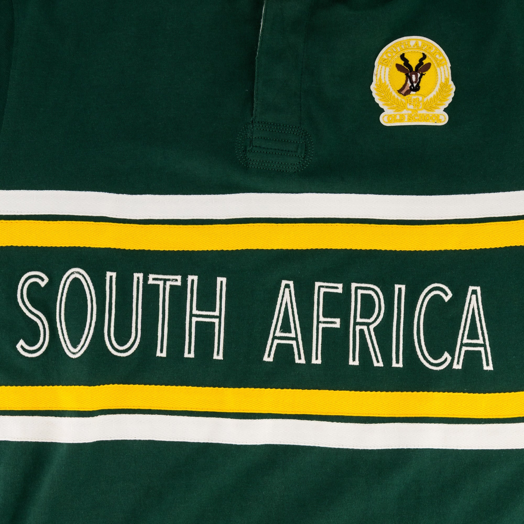SA Supporters Mid Field LS Rugby Jersey - OS Green - Old School