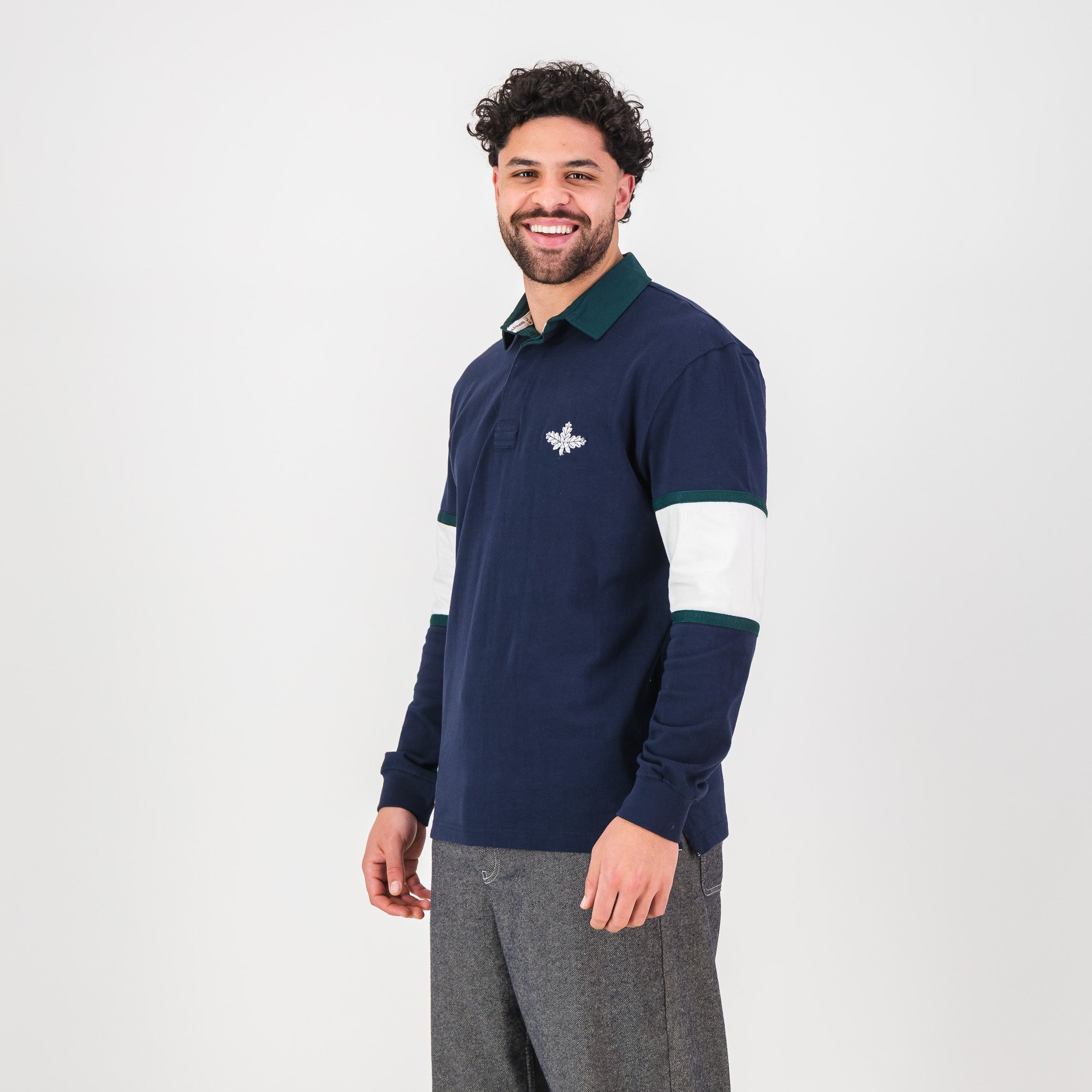 Schools Oakhill LS Rugby Jersey - Navy - Old School