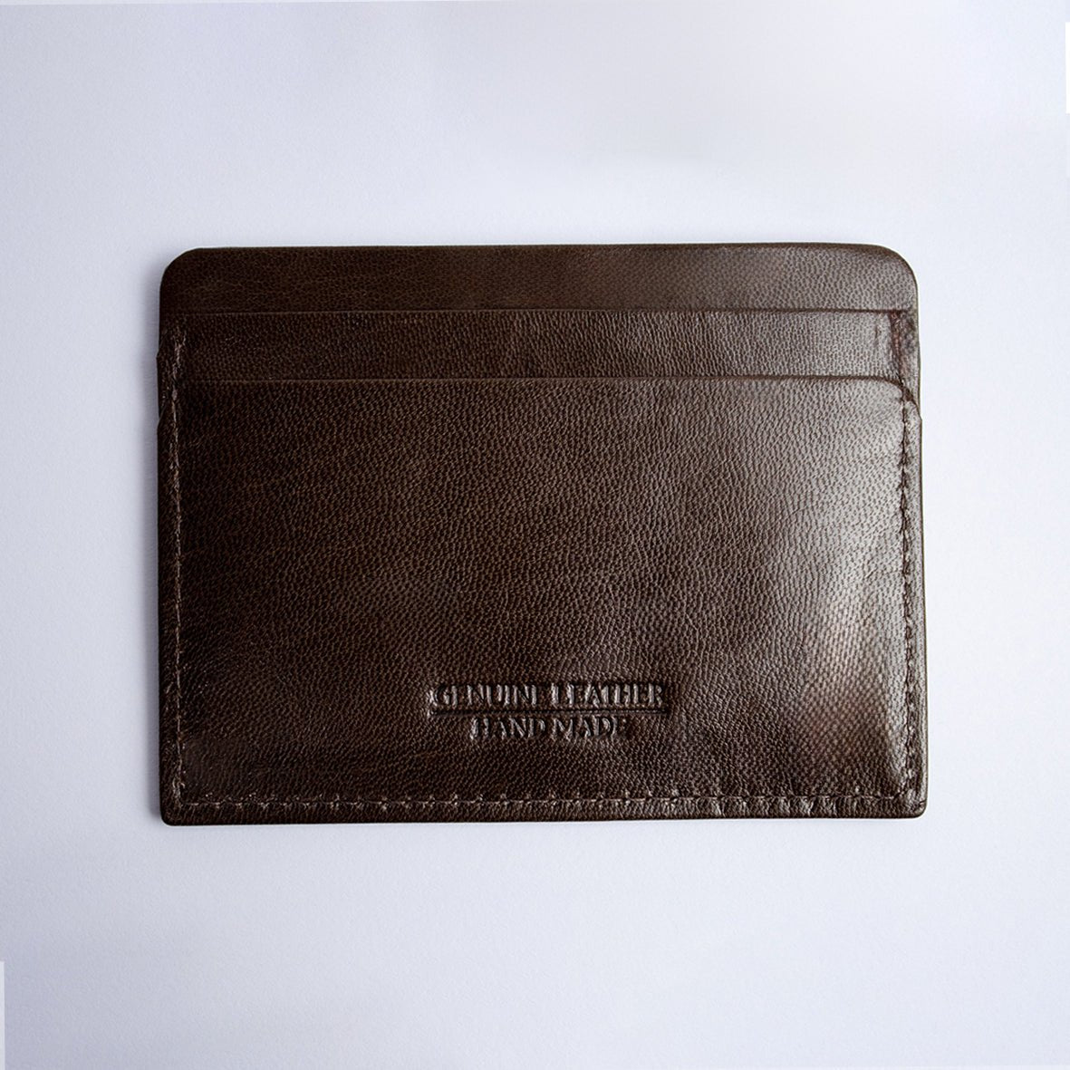 Springboks Classic Card Holder Wallet - Dark Brown - Old School