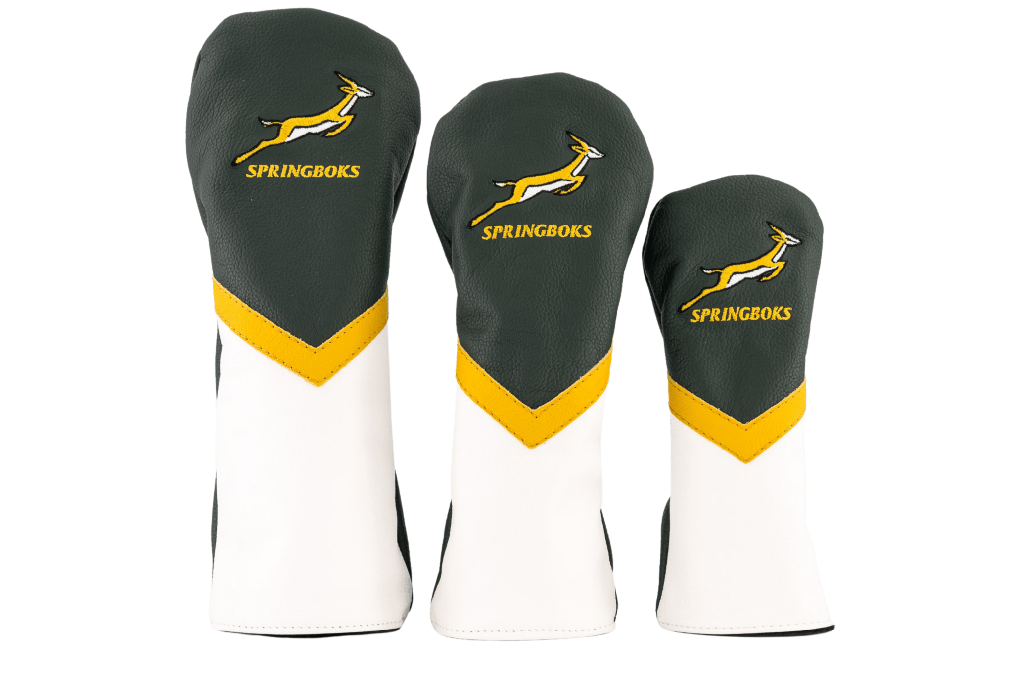 Springboks Leather Golf Cover - Multi Colour - Old School