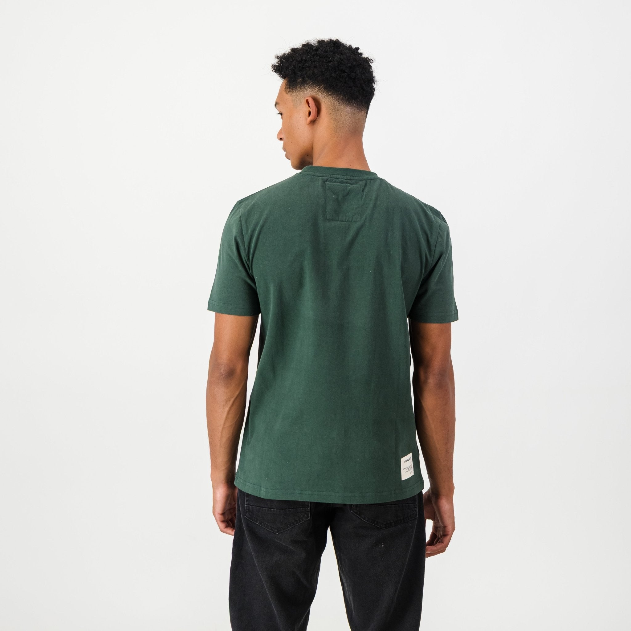 Springboks Shield Crew Tee - OS Green - Old School