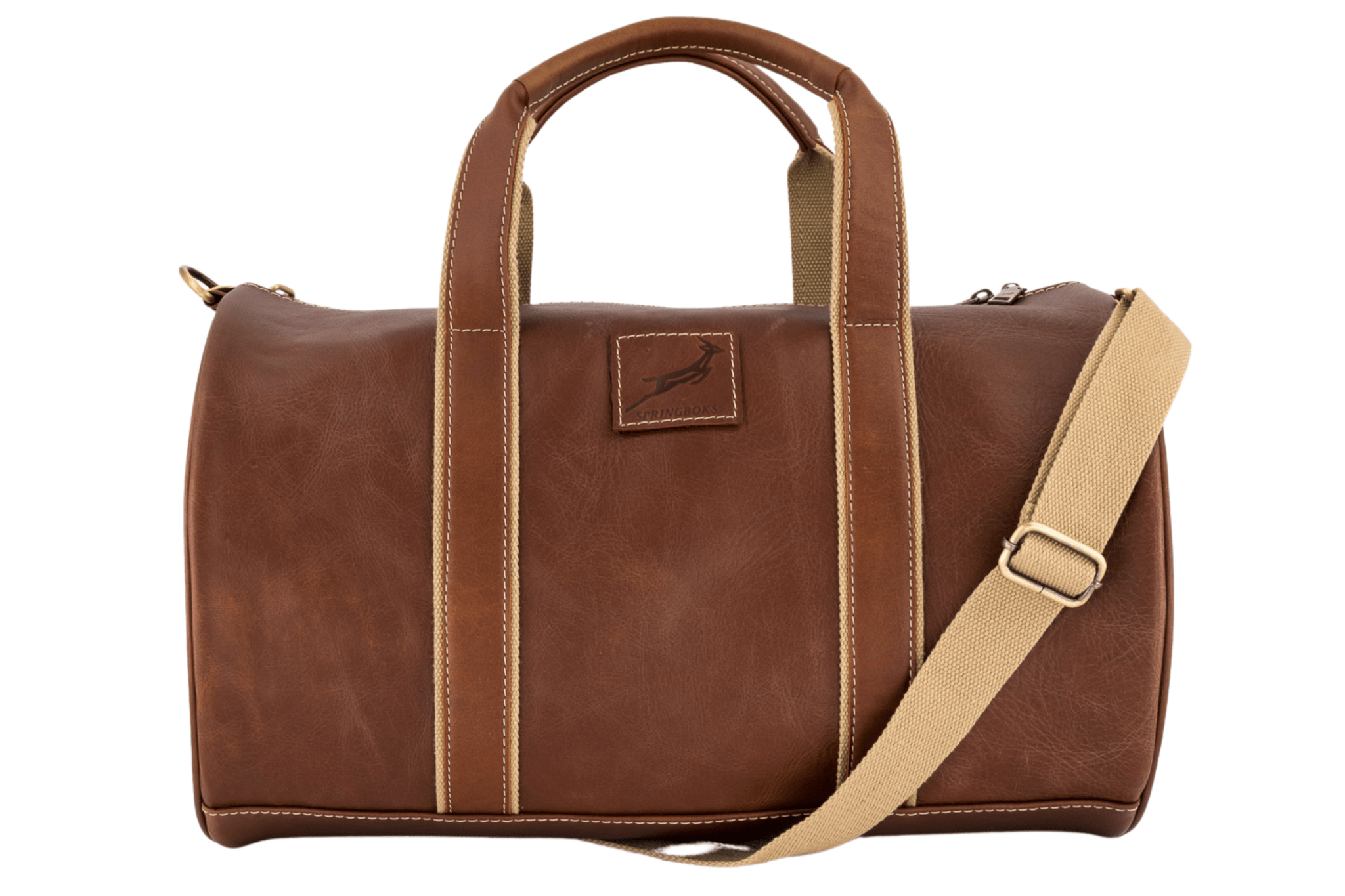 Springboks Weekender Duffle Bag - Dark Brown - Old School