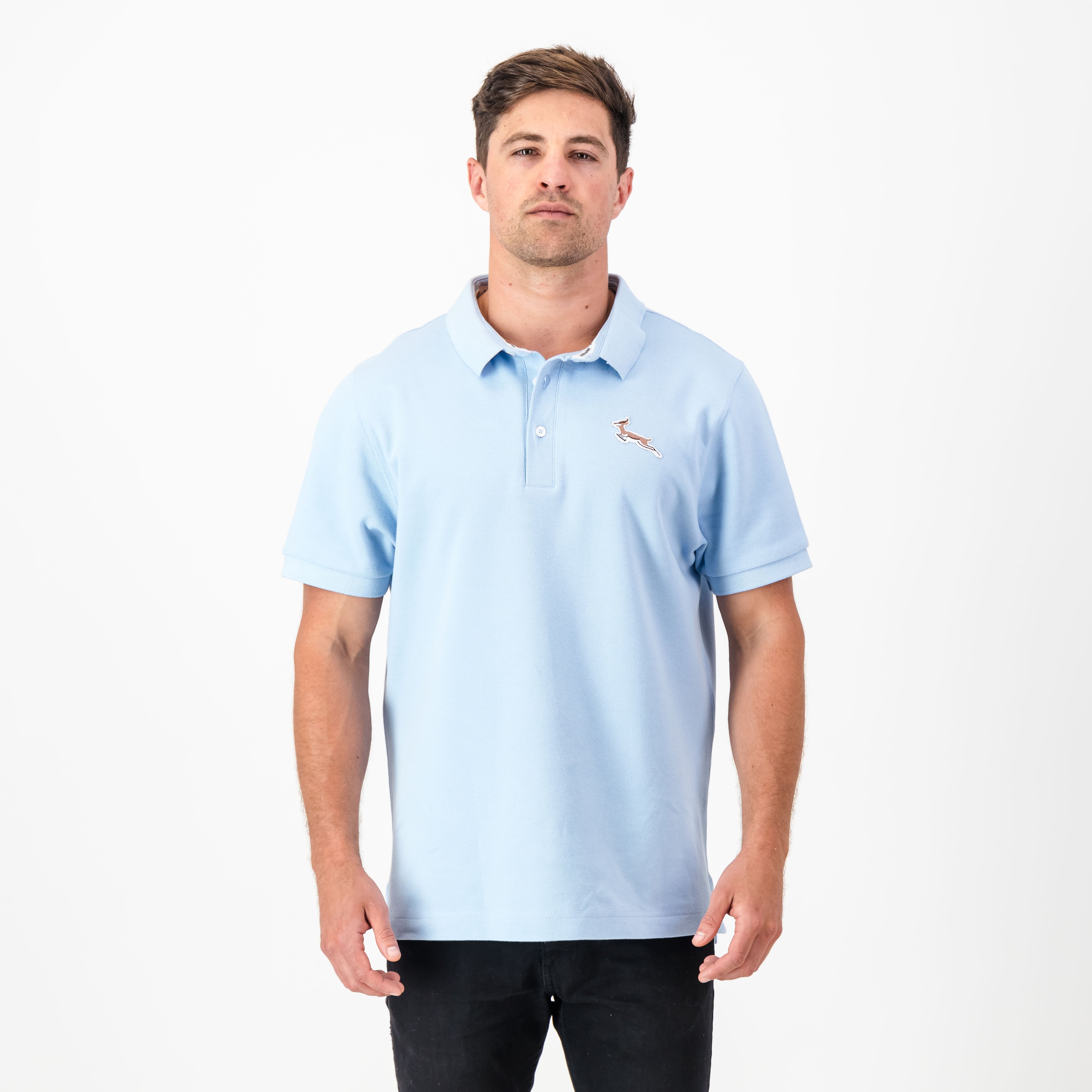 Springbok Classic Polo-Old Money Blue