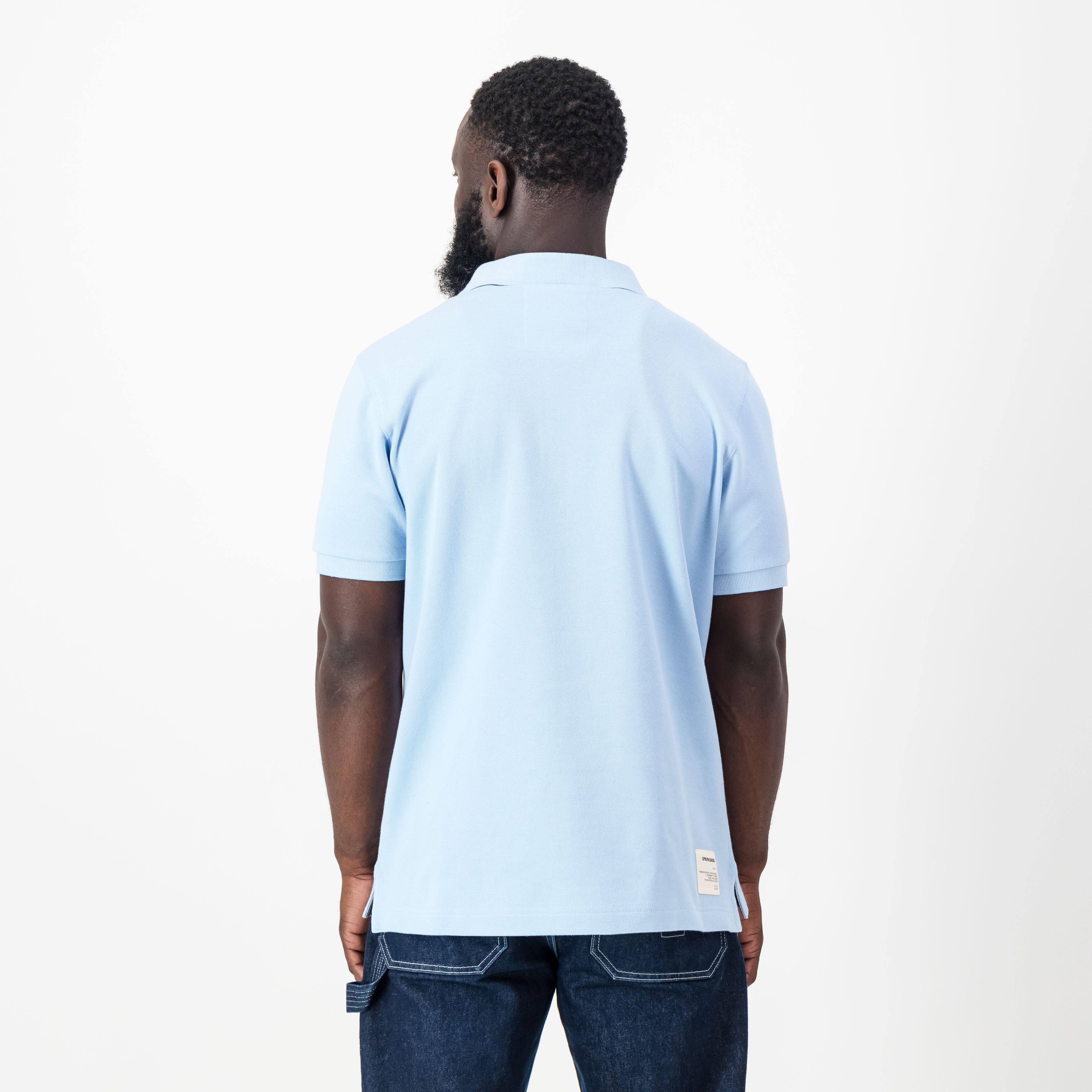 Springbok Classic Polo-Old Money Blue