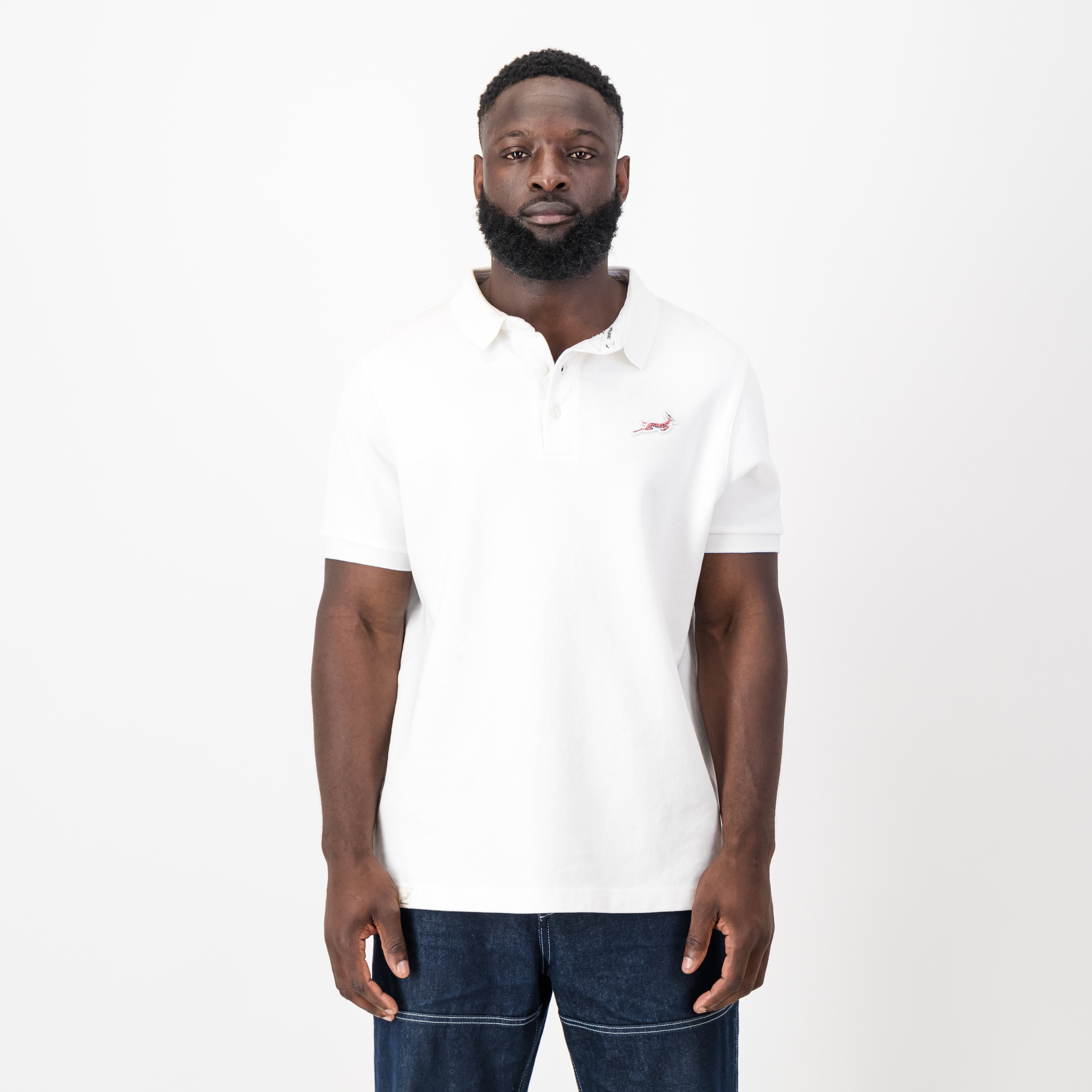 Springbok Classic Polo-White