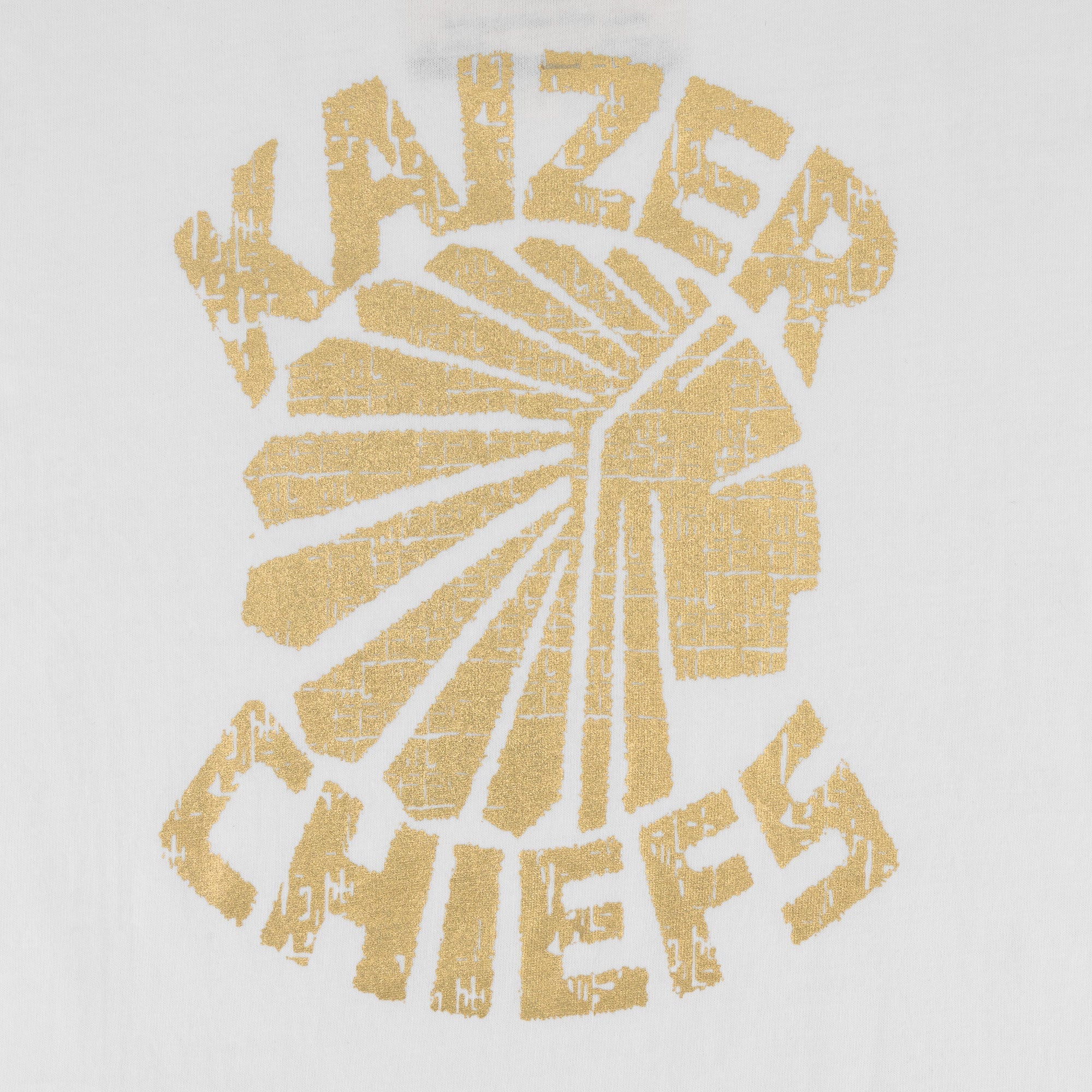 Kaizer Chiefs Vintage Regular Crew Tee - White - Old School