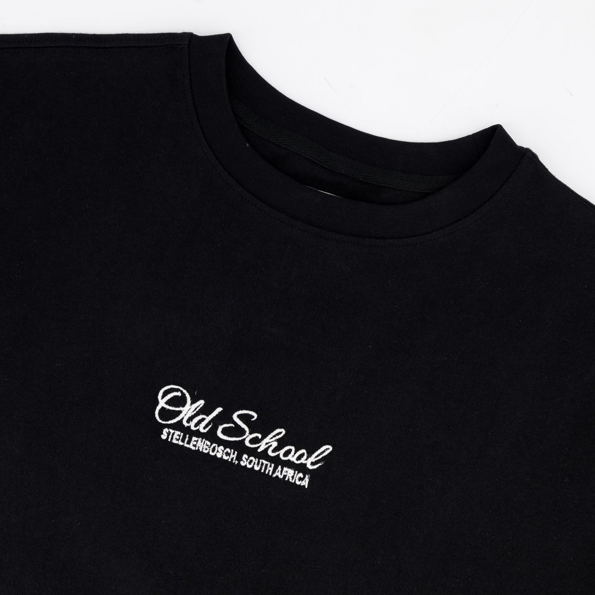 Old School Boxy Crew Tee - Black - Old School