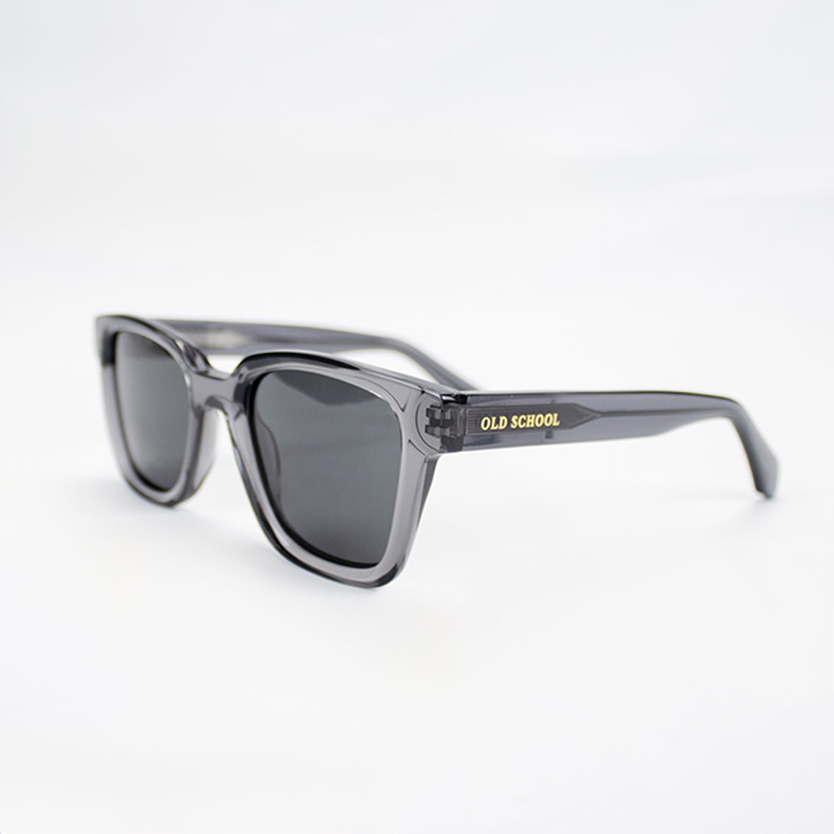Old School Rectangle Sunnies - Grey - Old School