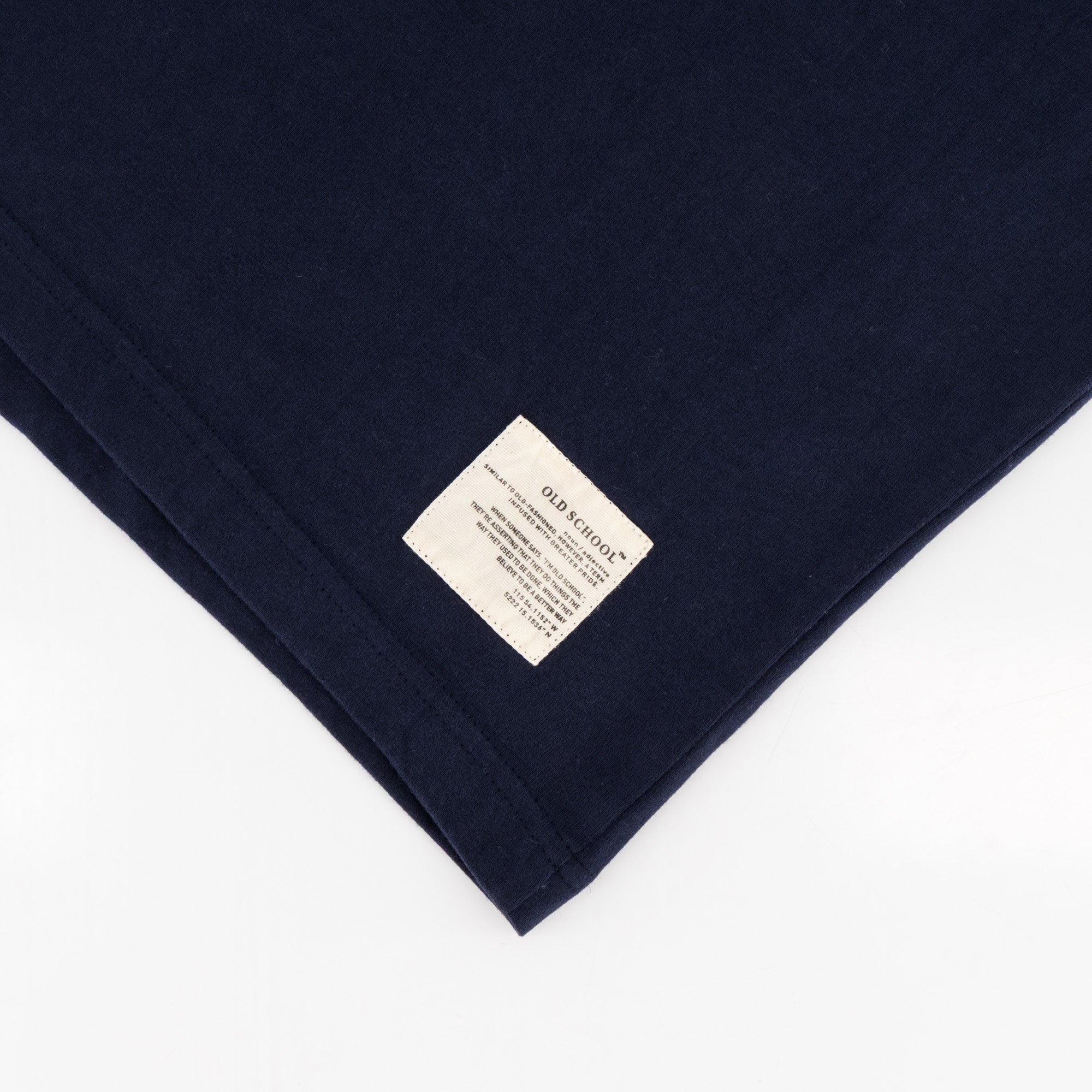 Old School Rhino Regular Crew Tee - Navy - Old School