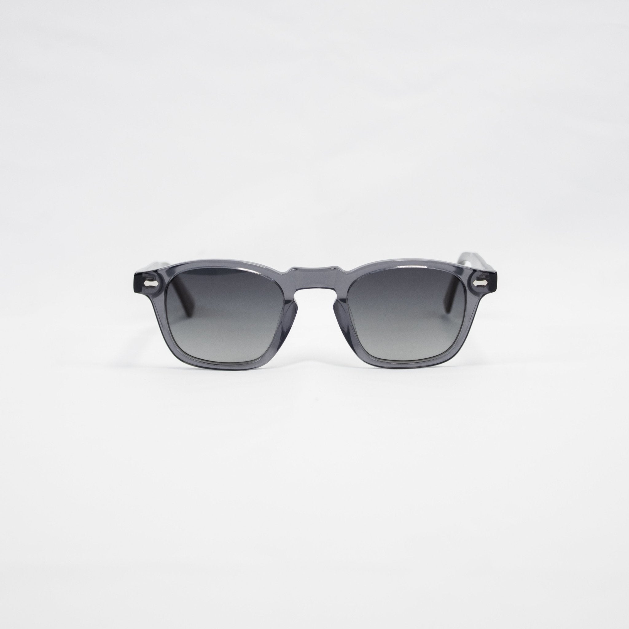 Old School Square Sunglasses - Charcoal - Old School