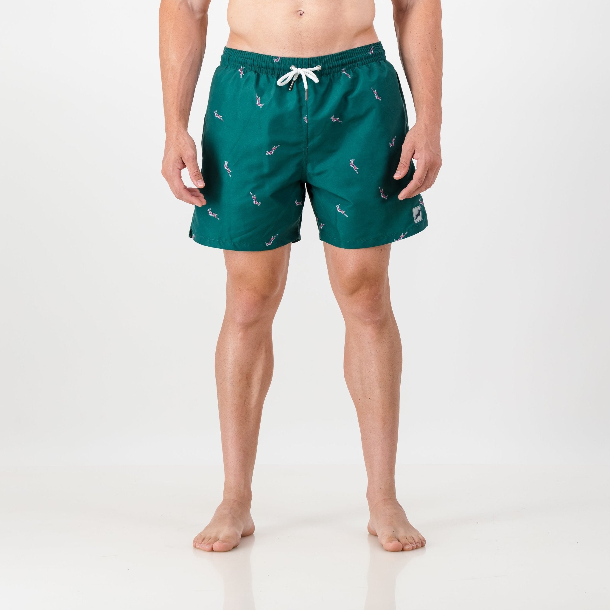 Pop Art Springboks Swim Short - Old School