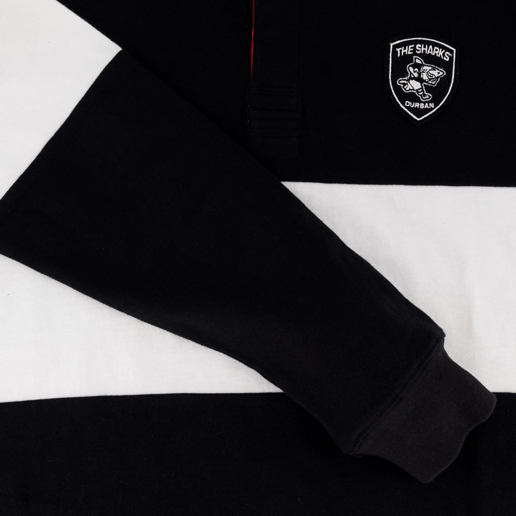 Provincial Sharks LS Rugby Jersey - Black - Old School