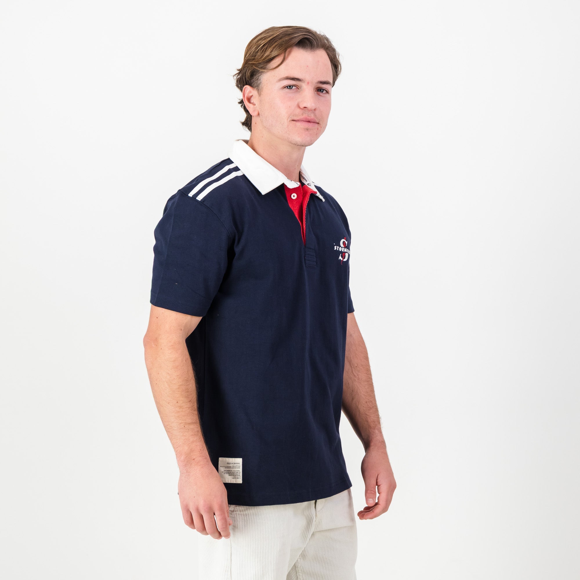 Provincial Stormer SS Rugby Jersey - Navy - Old School