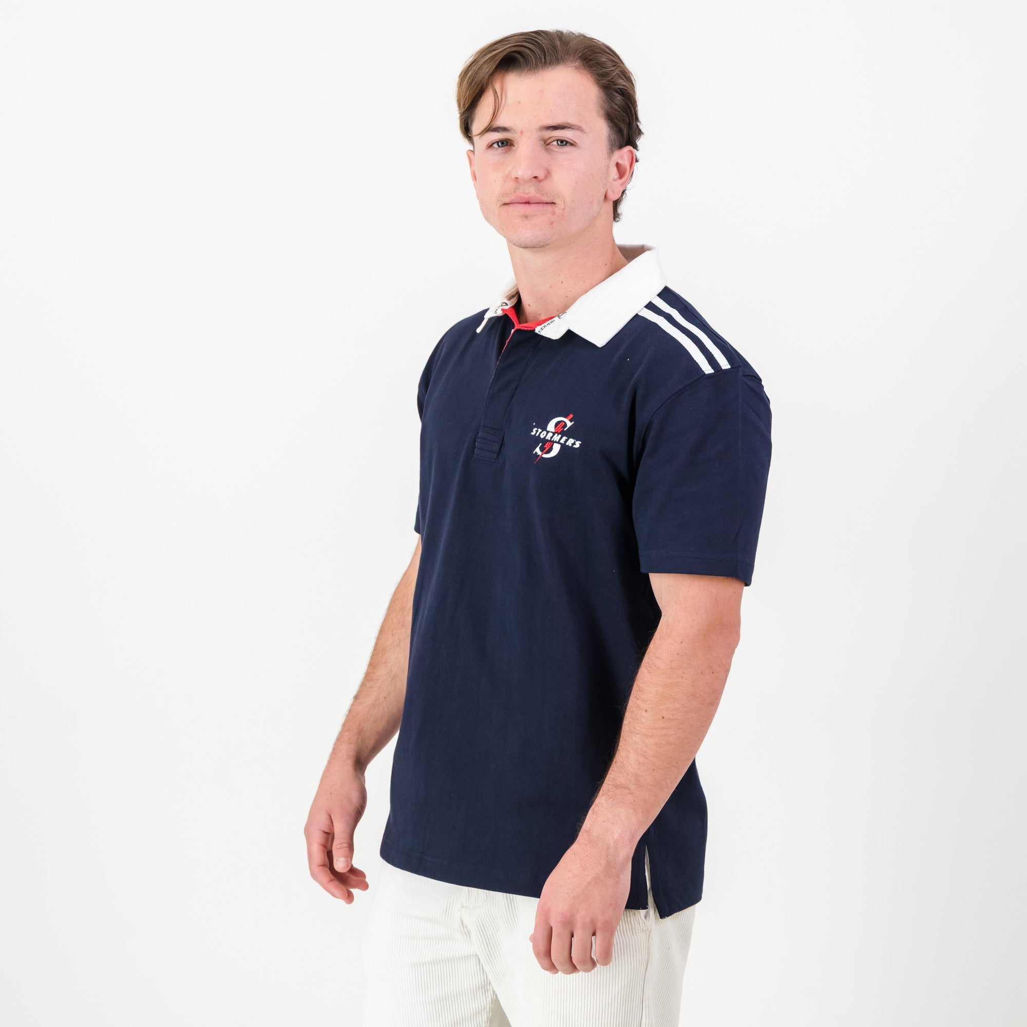 Provincial Stormer SS Rugby Jersey - Navy - Old School