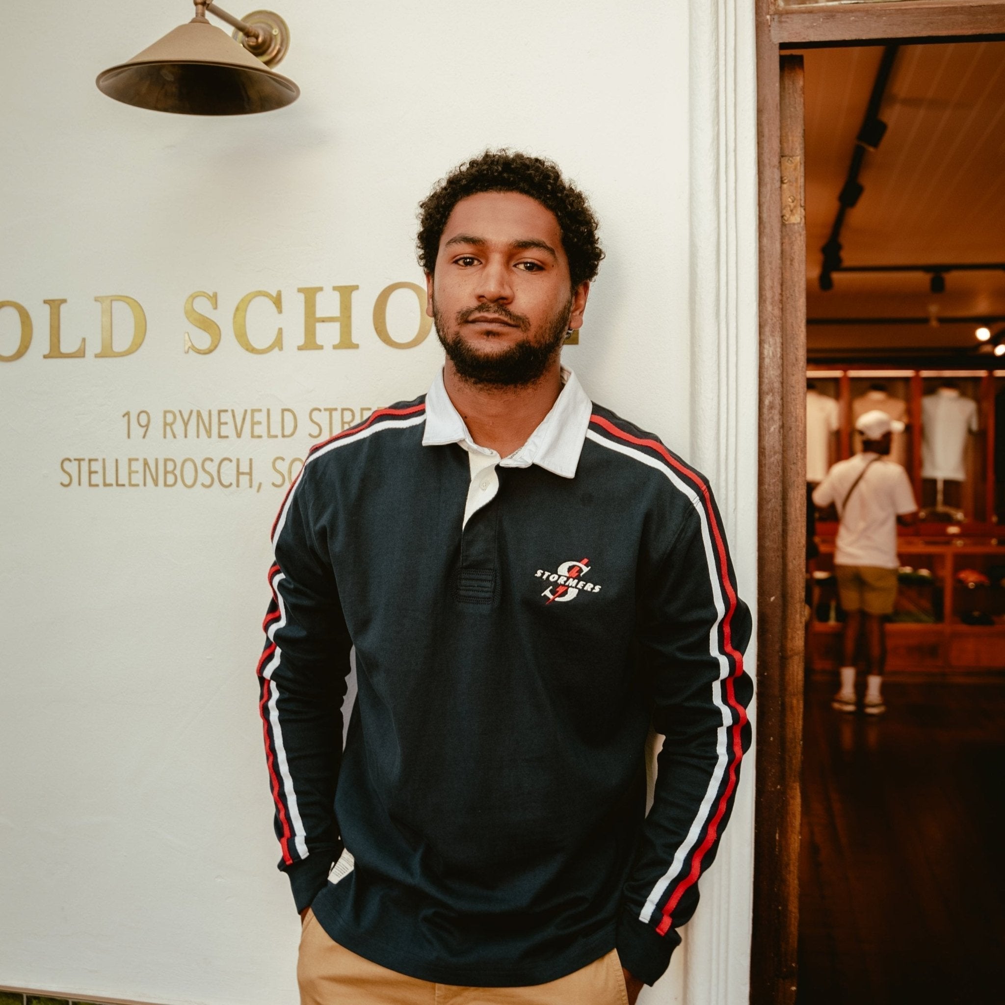 Provincial Stormers LS Rugby Jersey - Navy - Old School