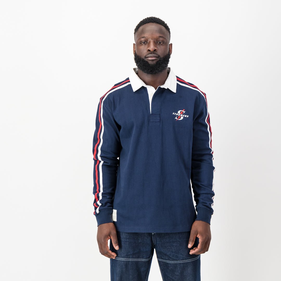 Provincial Stormers LS Rugby Jersey - Navy - Old School