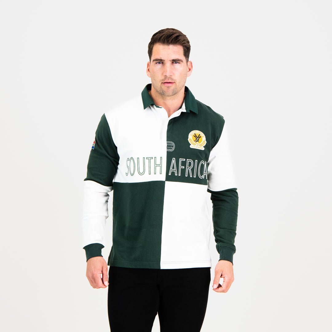 SA Supporters Jersey - Quartered Long Sleeve - Old School