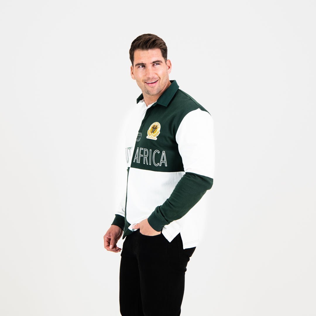 SA Supporters Jersey - Quartered Long Sleeve - Old School