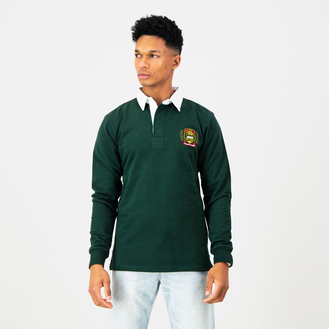 Schools Affies LS Rugby Jersey - OS Green - Old School