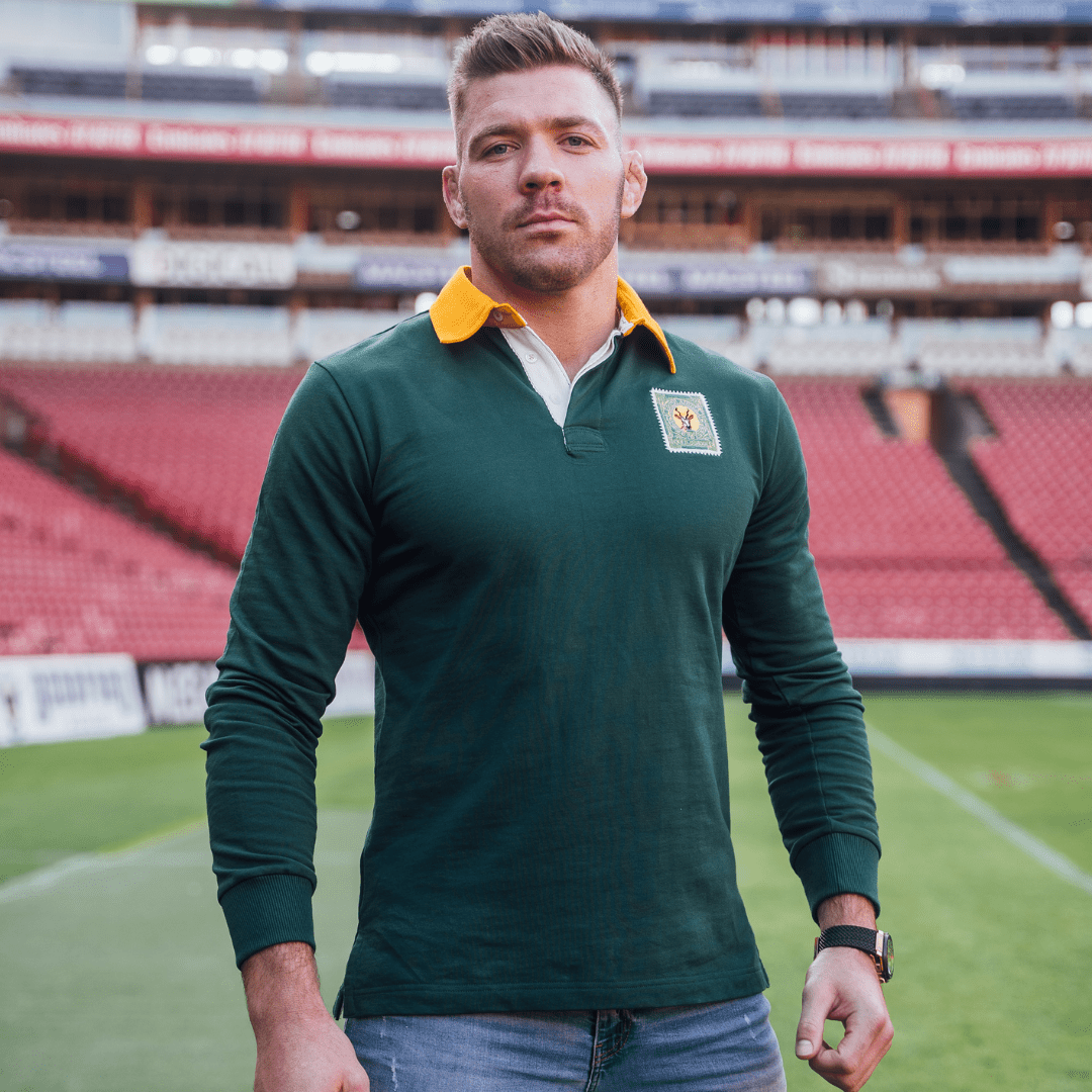 South African Supporters Long Sleeve Jersey - Old School