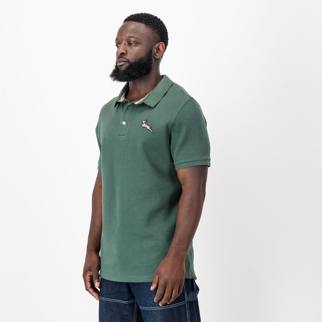 Springbok Classic Polo - OS Green - Old School