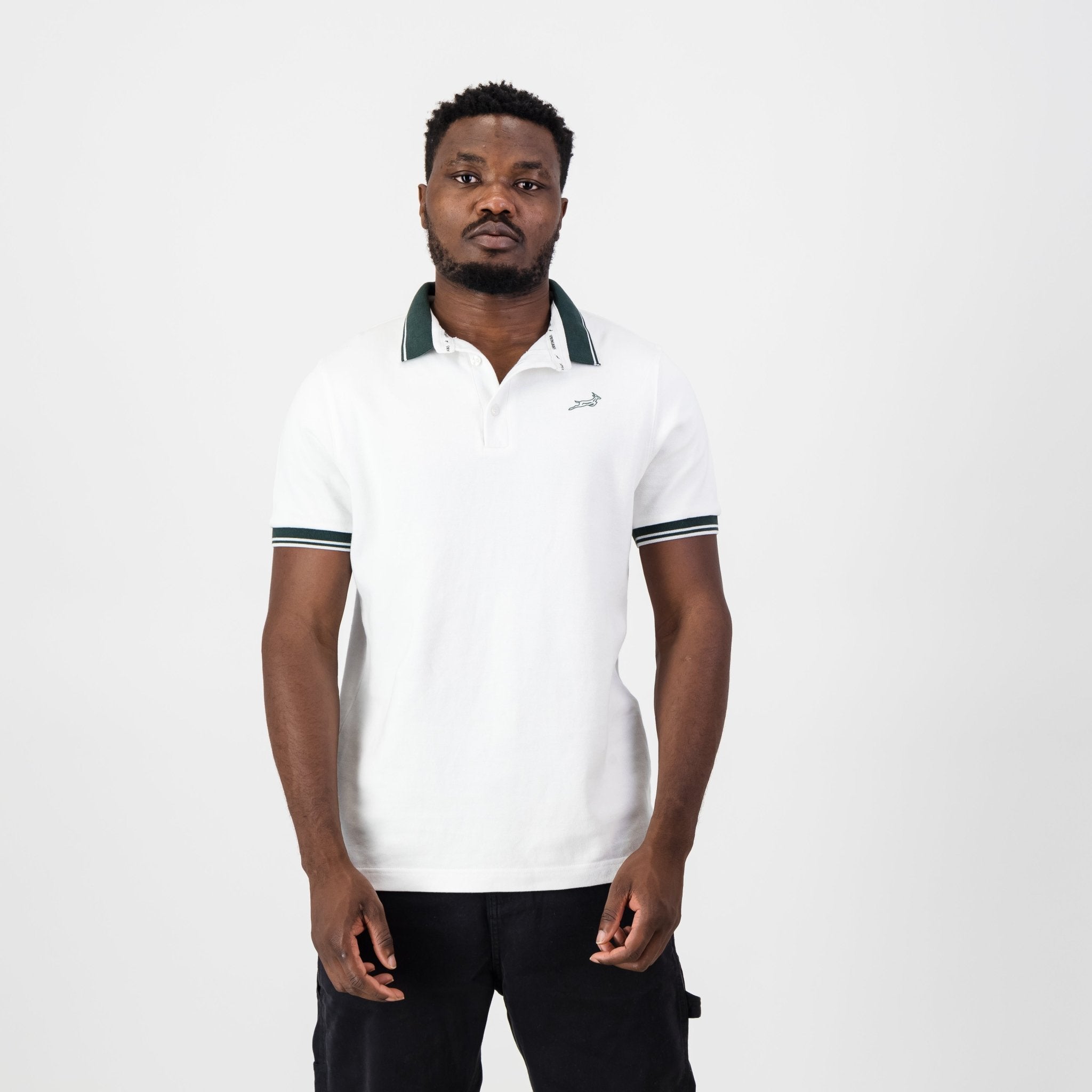 Springbok Tipped Polo - Old School