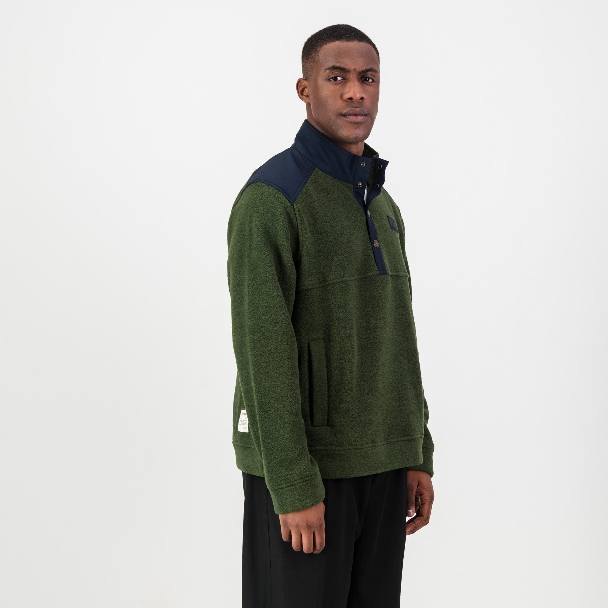 Springboks Fleece Quarter Button Pullover - For Gr - Old School
