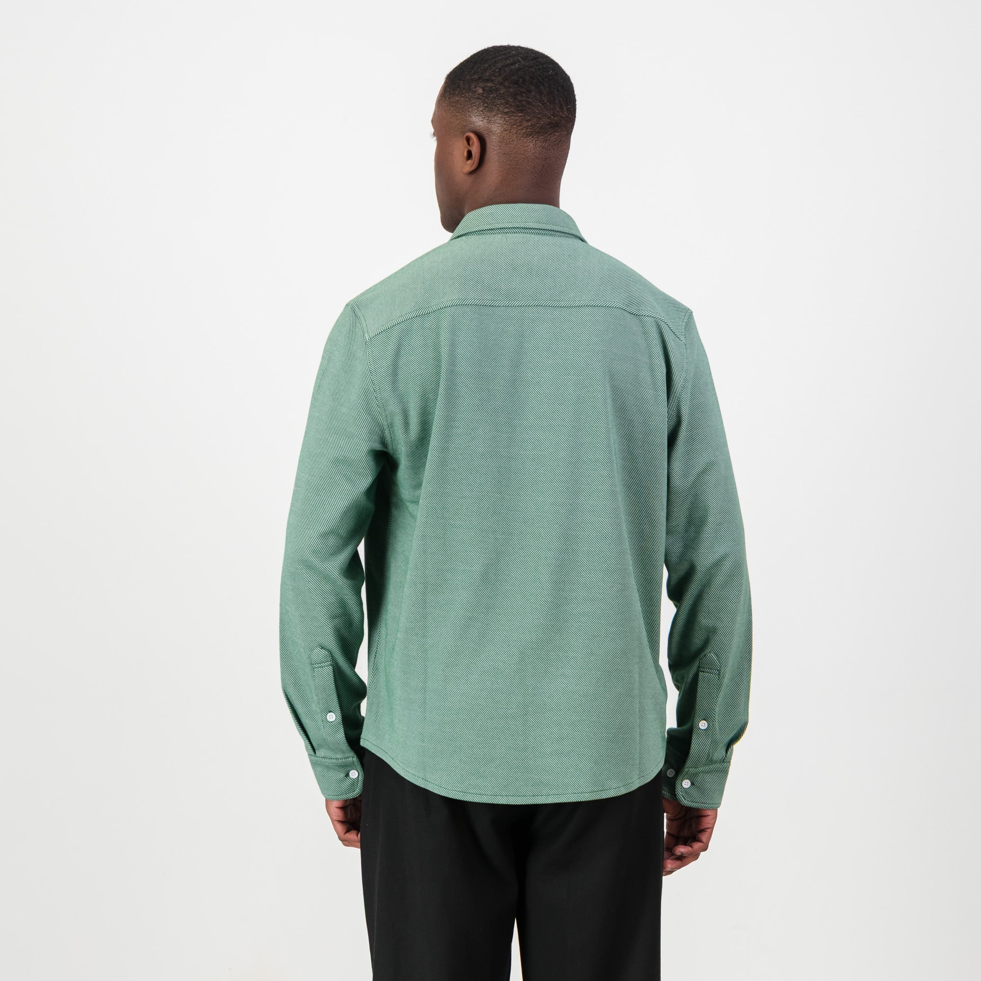 Springboks Jaquard LS Shirt - OS Green - Old School