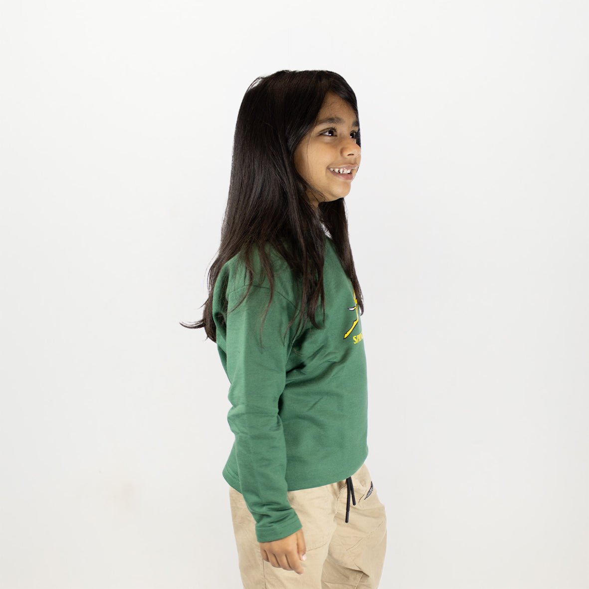 Springboks Kids Bokkies Fleece Sweat - OS Green - Old School