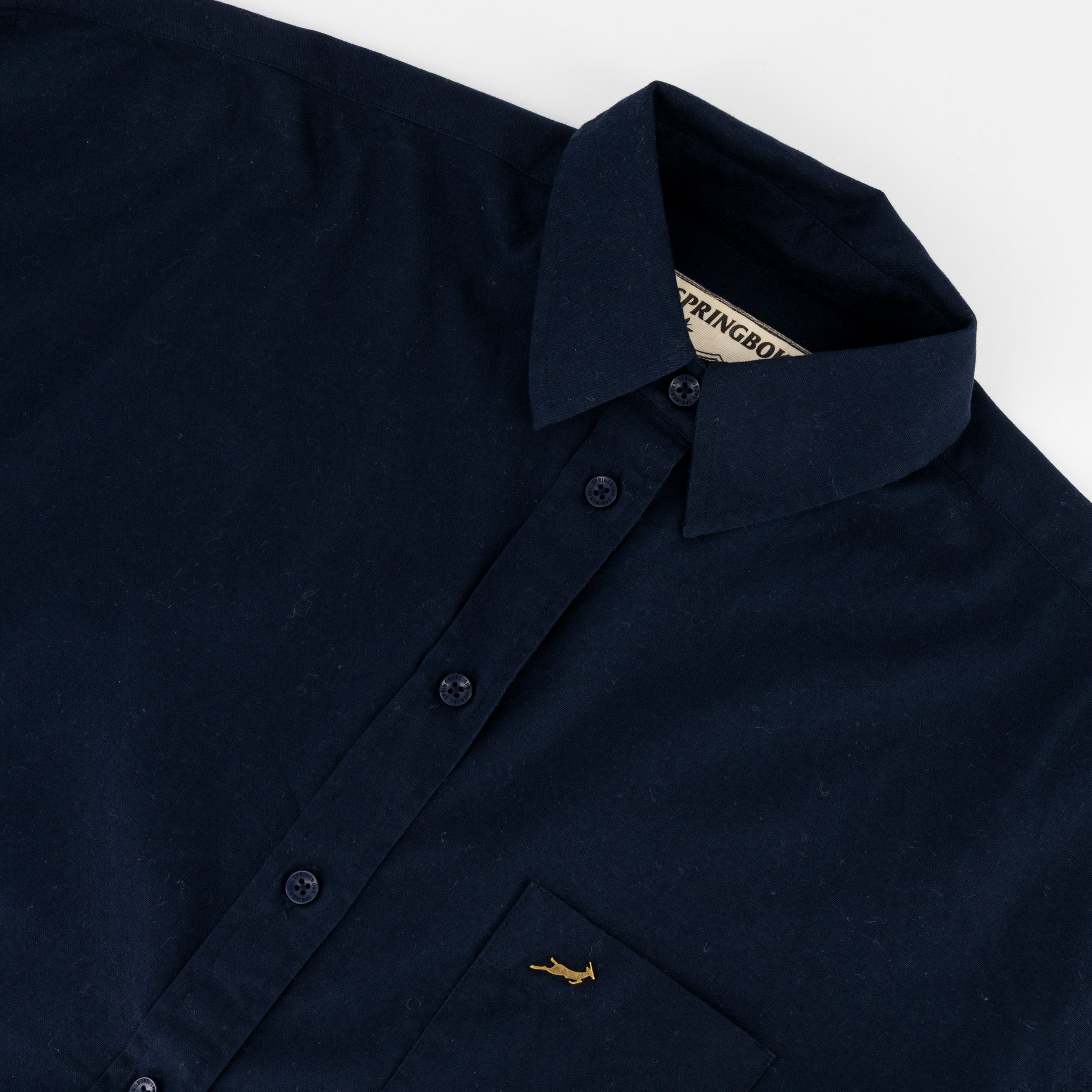 Springboks Ladies Oxford Shirt - Navy - Old School