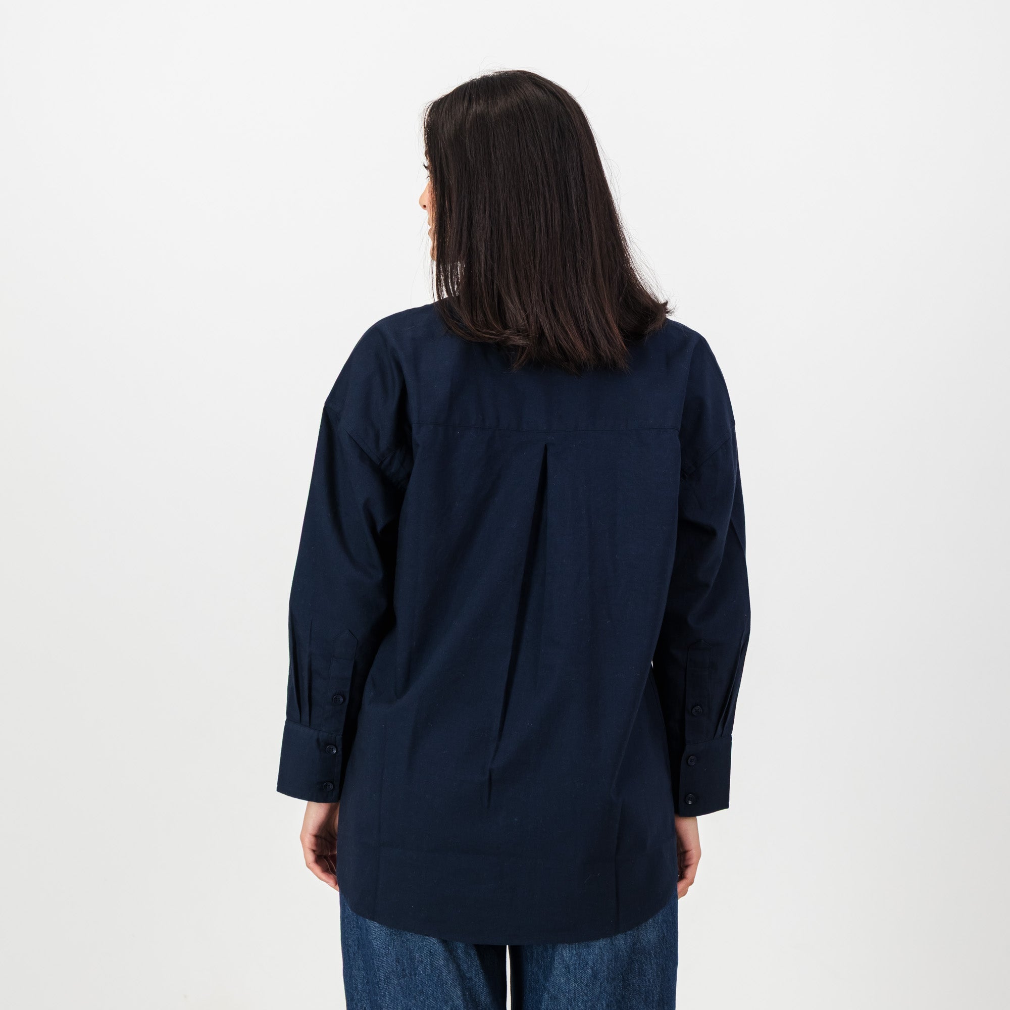 Springboks Ladies Oxford Shirt - Navy - Old School