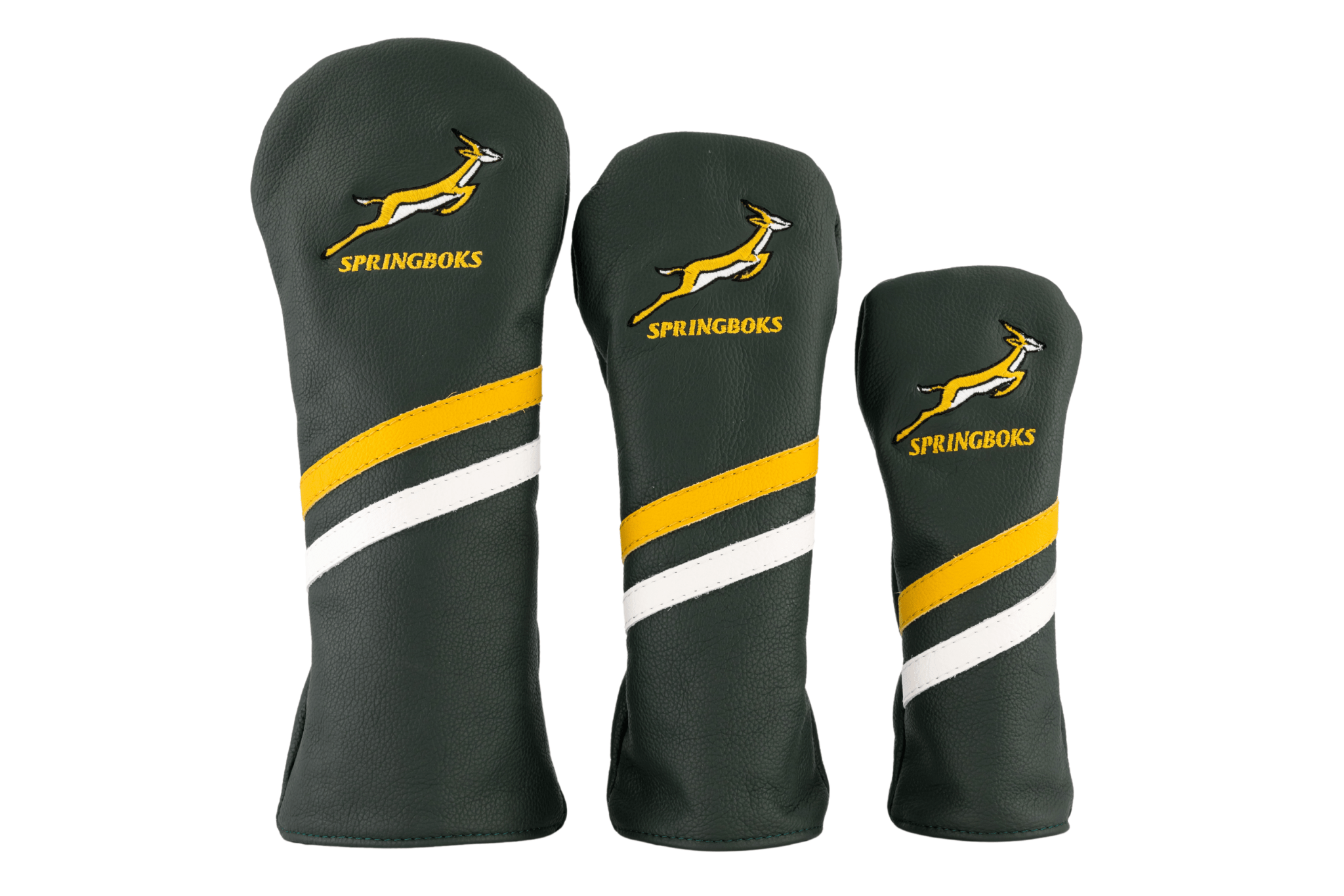 Springboks Leather Golf Cover - OS Green - Old School