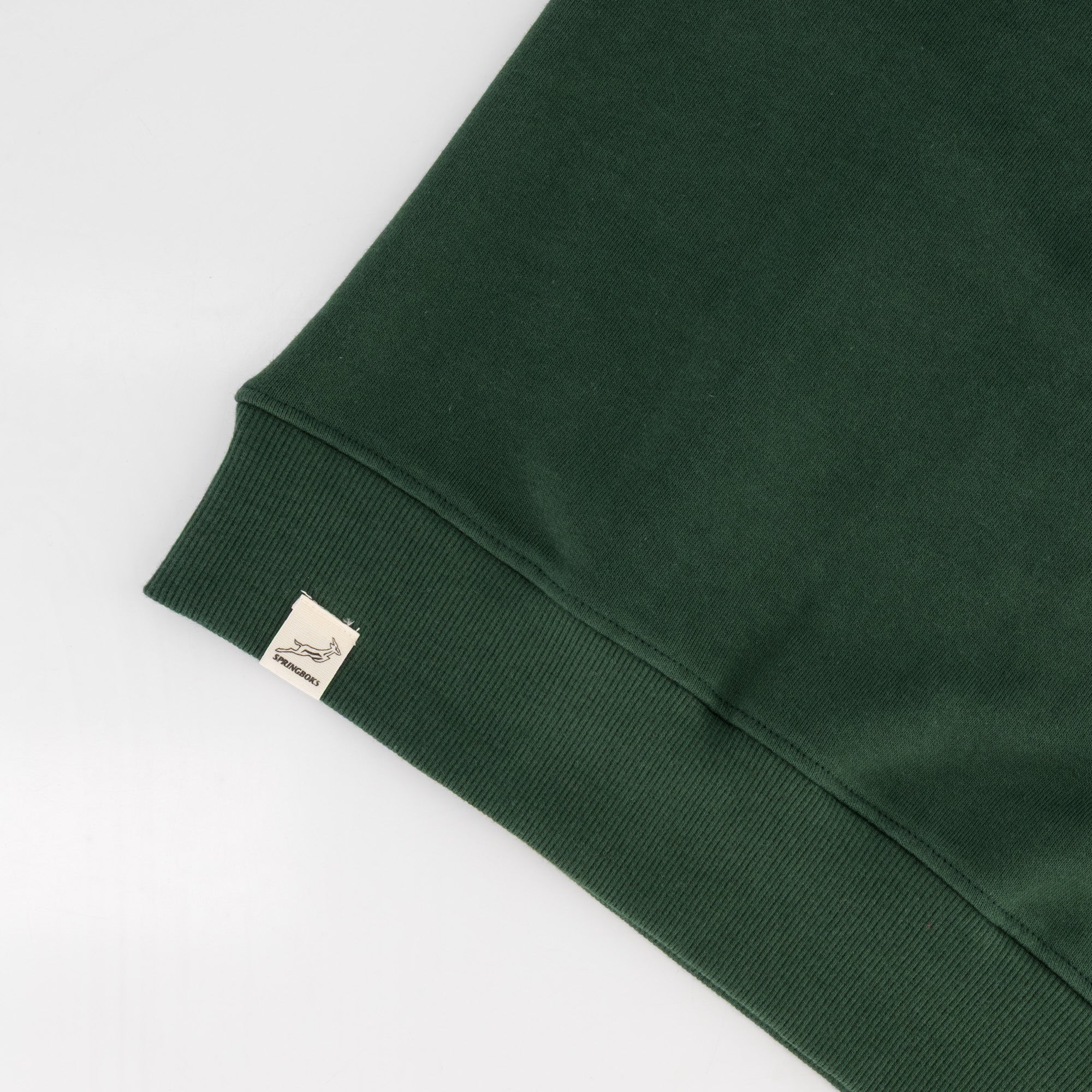 Springboks Nat Badge Crew Neck Sweat - OS Green - Old School