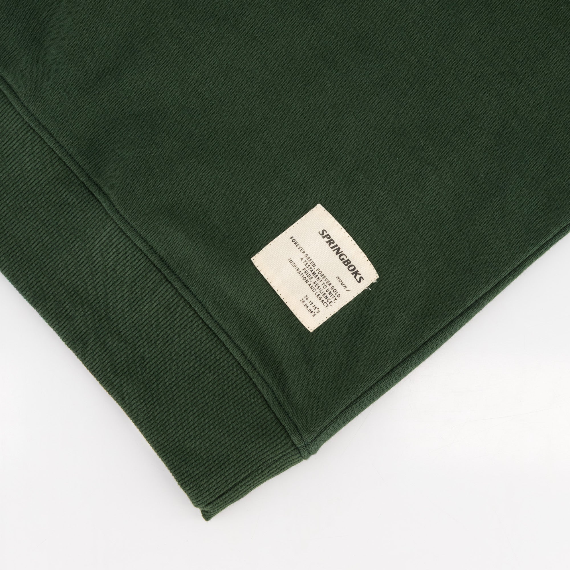 Springboks Shield Crew Sweat - OS Green - Old School