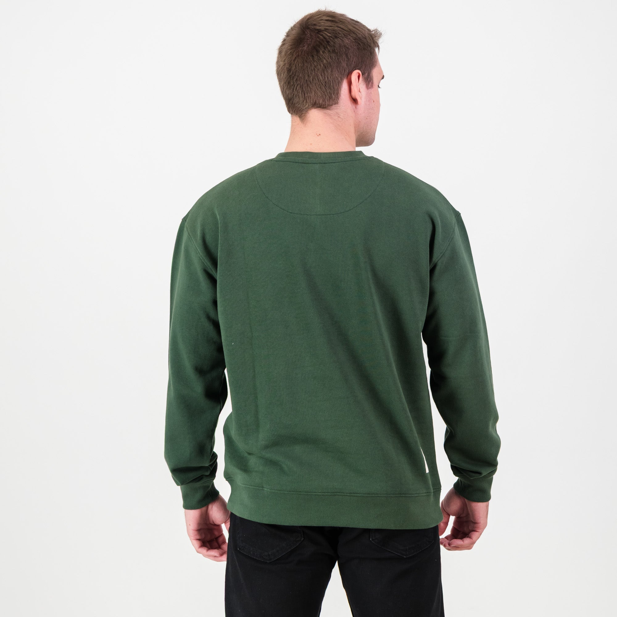 Springboks Shield Crew Sweat - OS Green - Old School