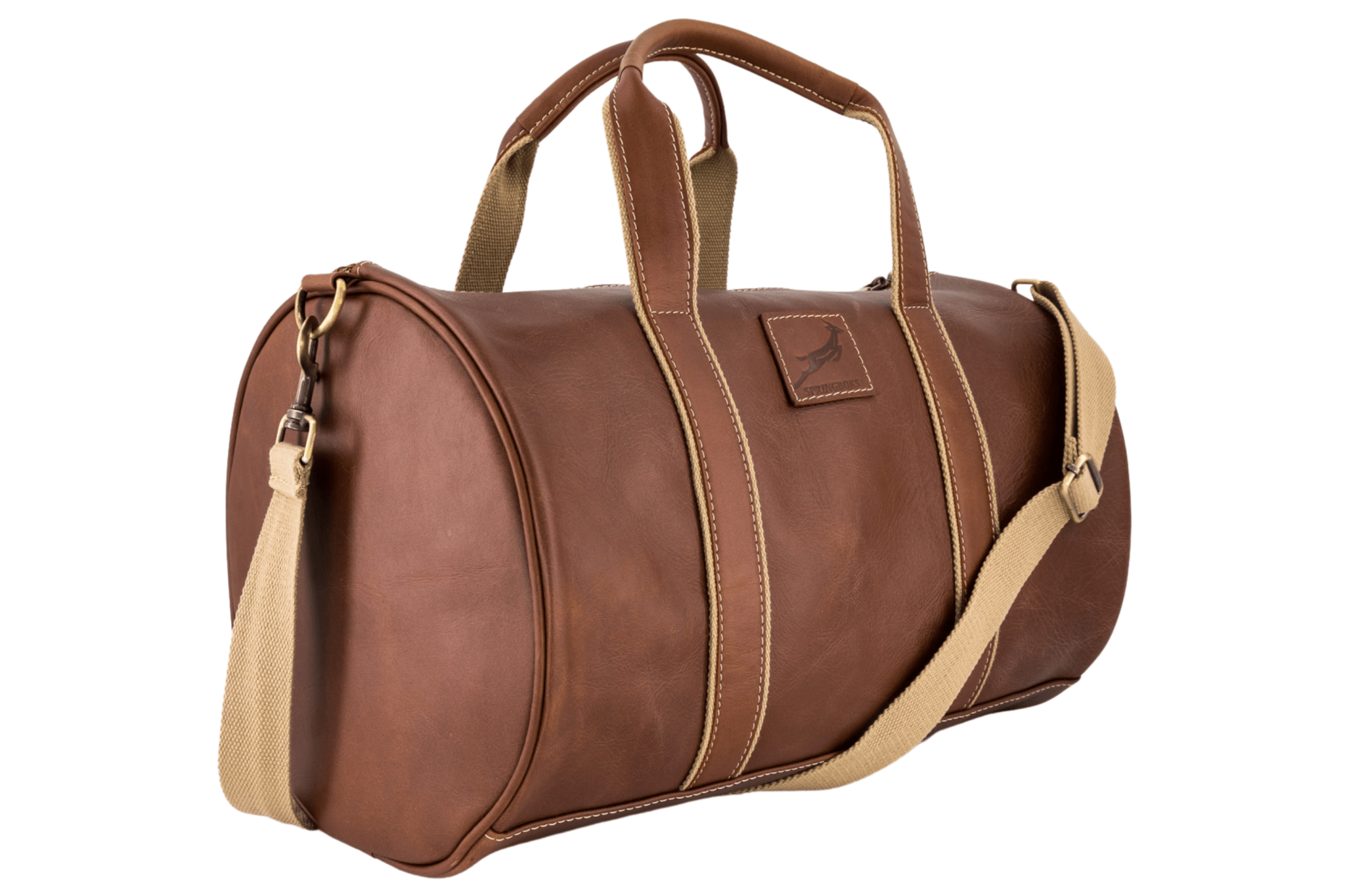 Springboks Weekender Duffle Bag - Dark Brown - Old School