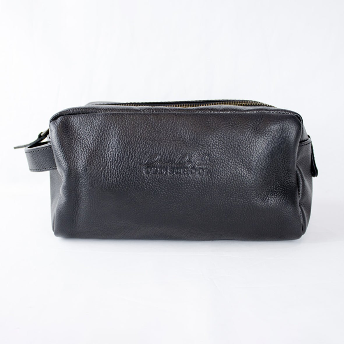 Stillknocks Leather Vanity Bag - Black - Old School