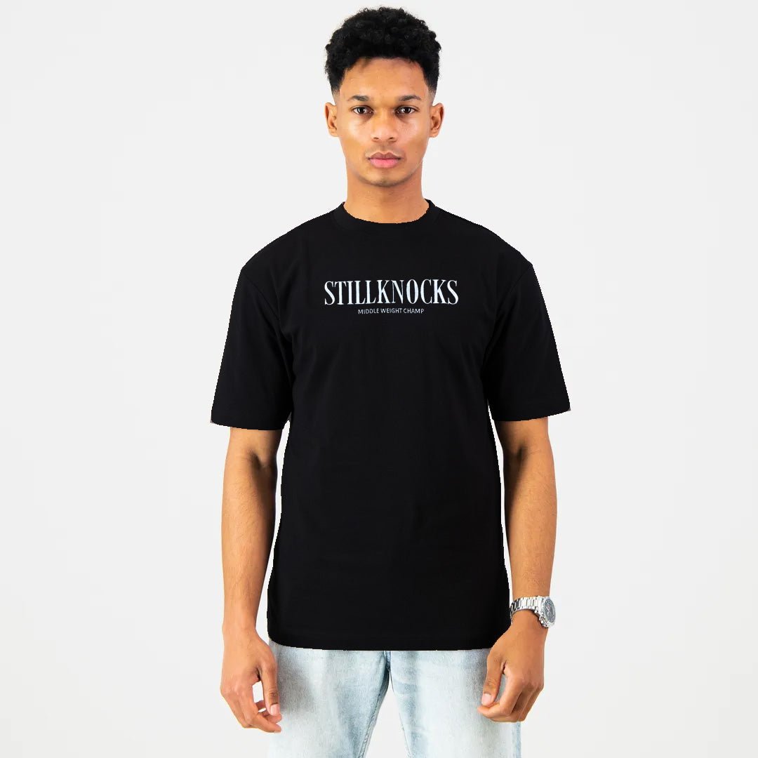 Stillknocks Legends Crew Tee - Black - Old School