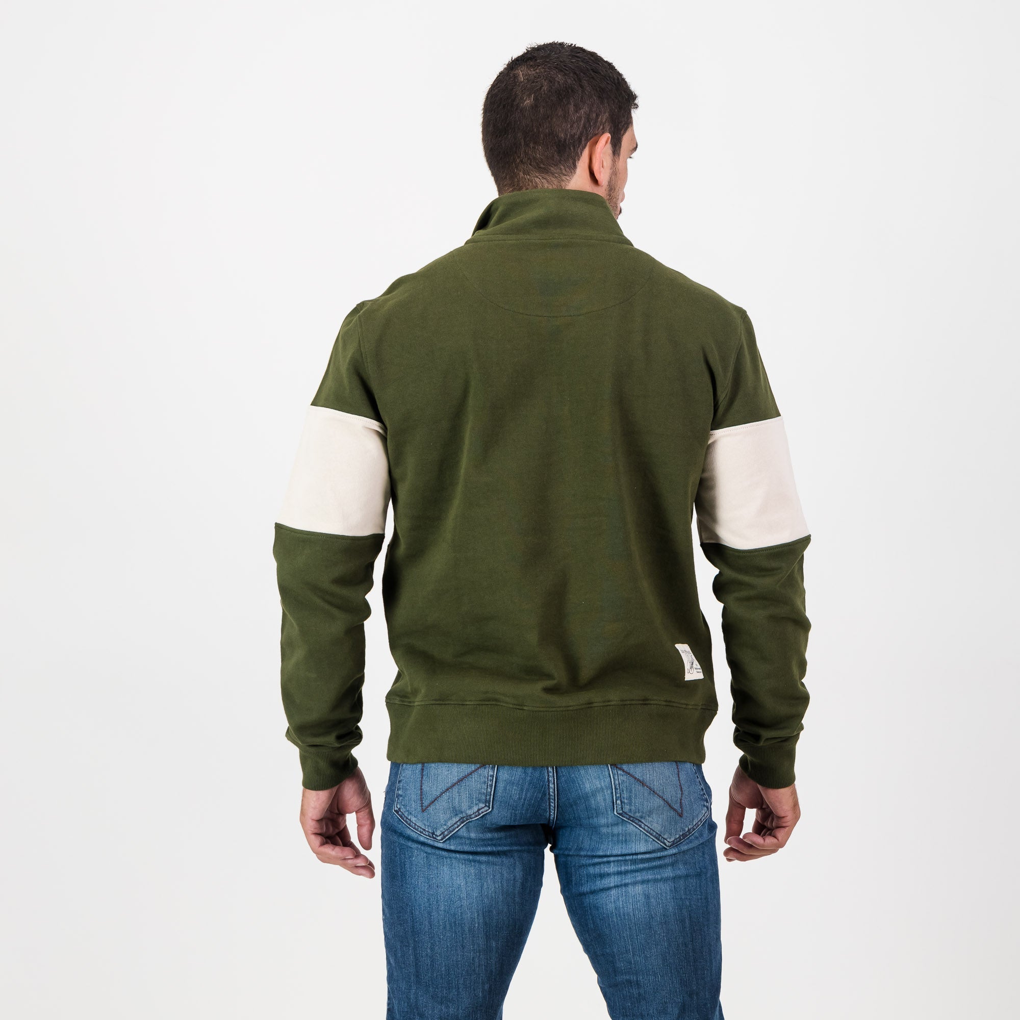 Stillknocks Quarter Zip - Military Olive - Old School