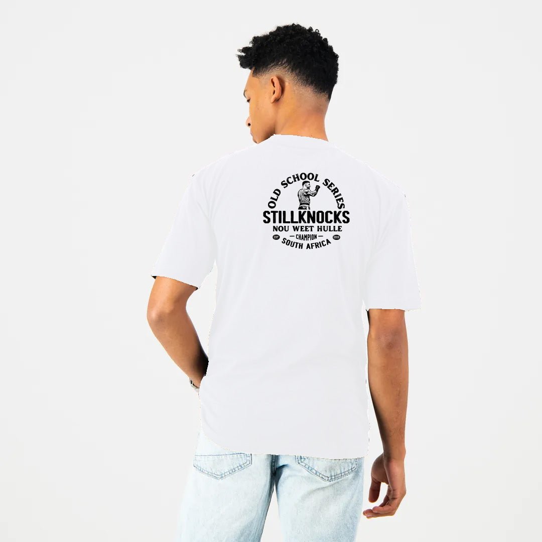 Stillknocks Real DDP Crew Tee - White - Old School