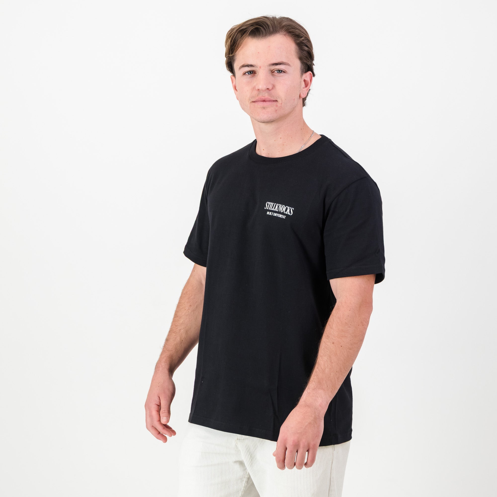 Stillknocks Real DDP Regular Crew Tee - Black - Old School