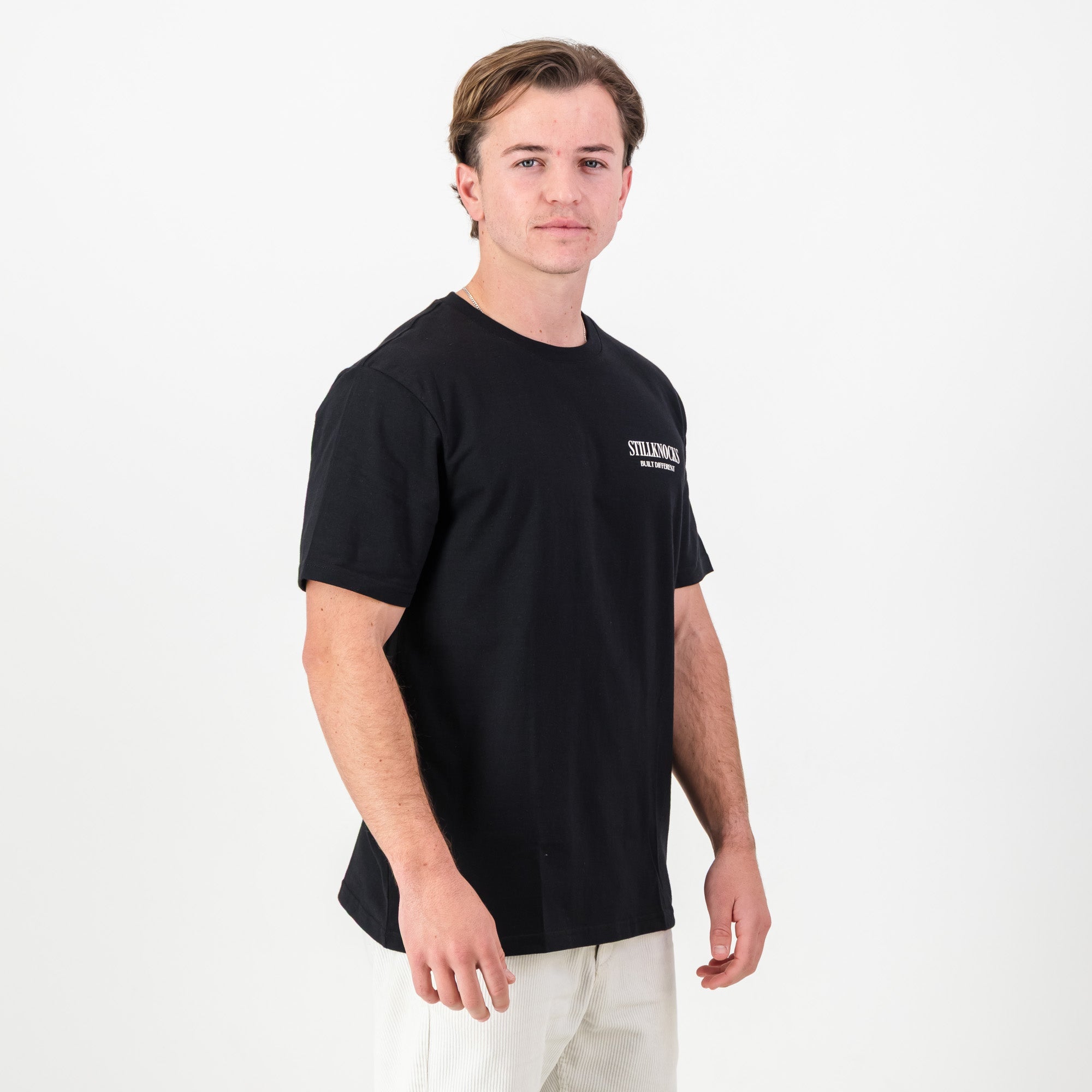 Stillknocks Real DDP Regular Crew Tee - Black - Old School