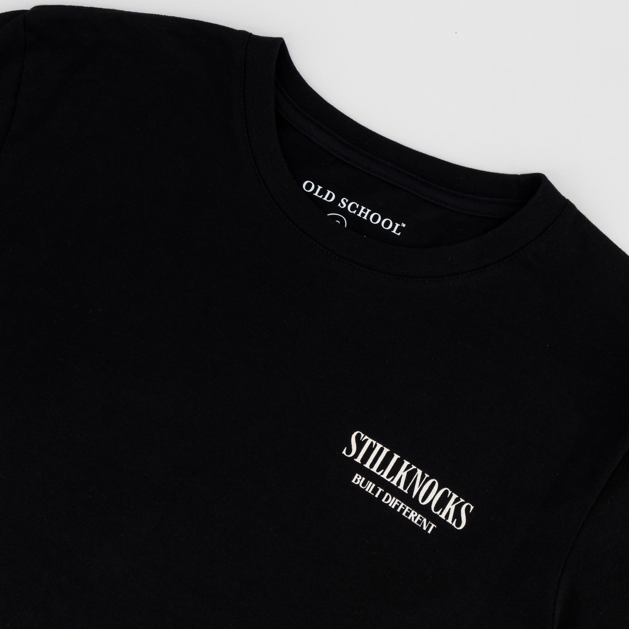 Stillknocks Real DDP Regular Crew Tee - Black - Old School