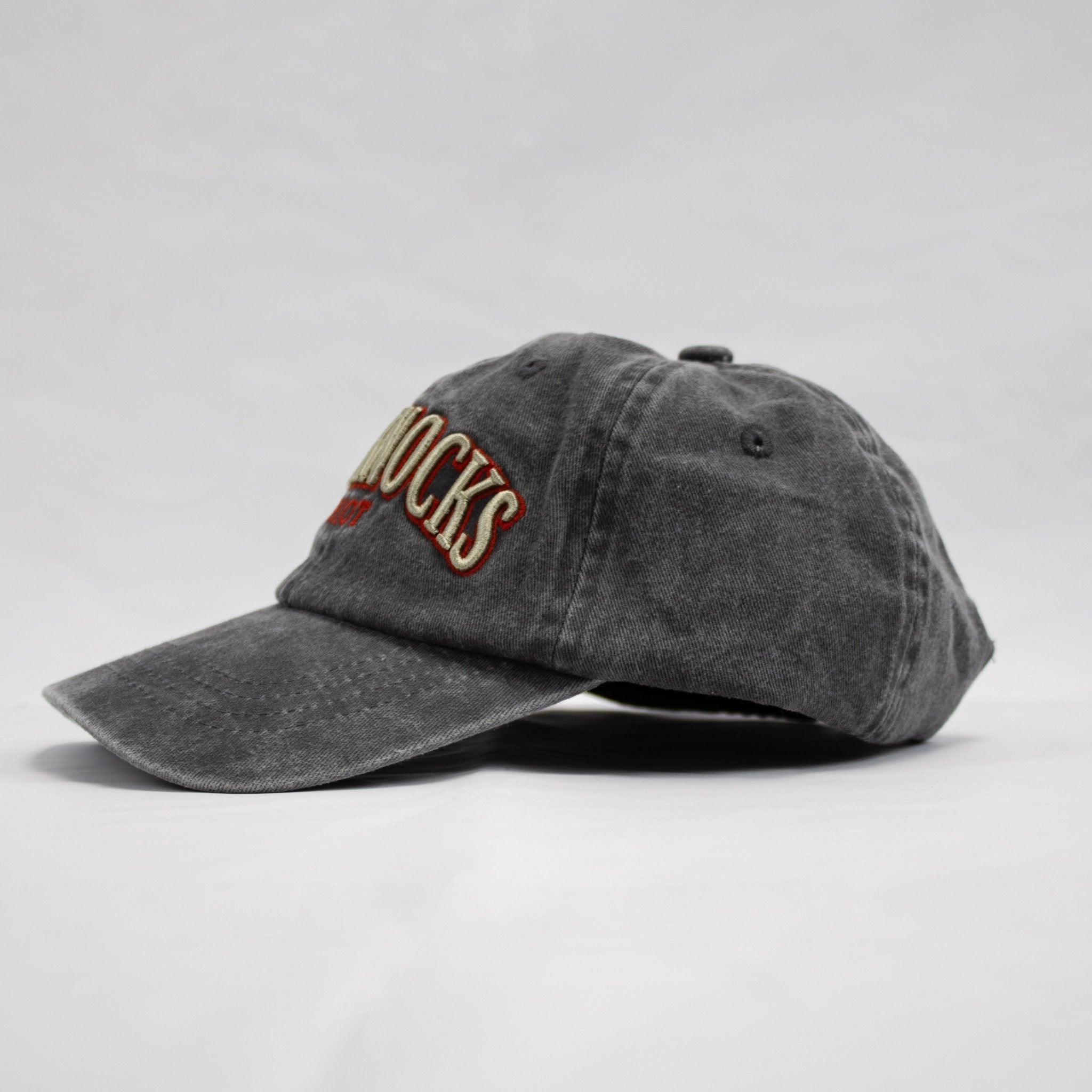 Stillknocks Word Washed Cap - Grey - Old School